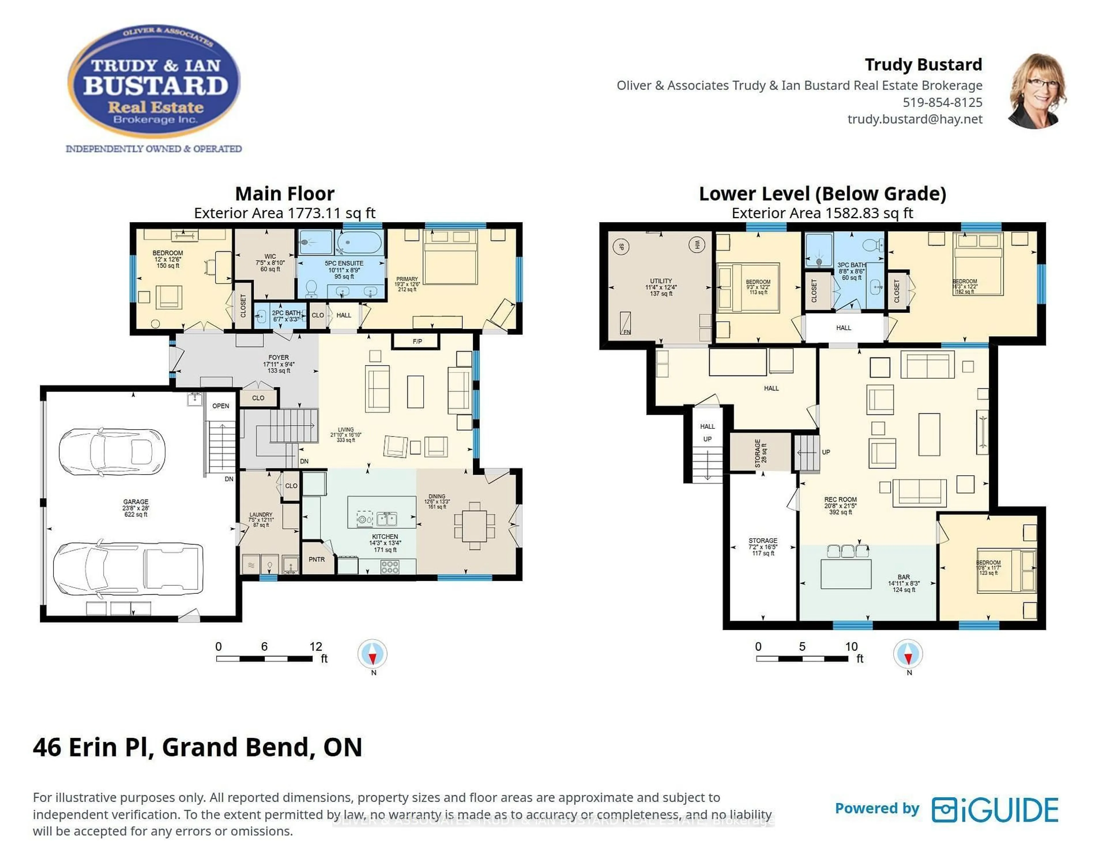 Floor plan for 46 Erin Pl, Lambton Shores Ontario N0M 1T0