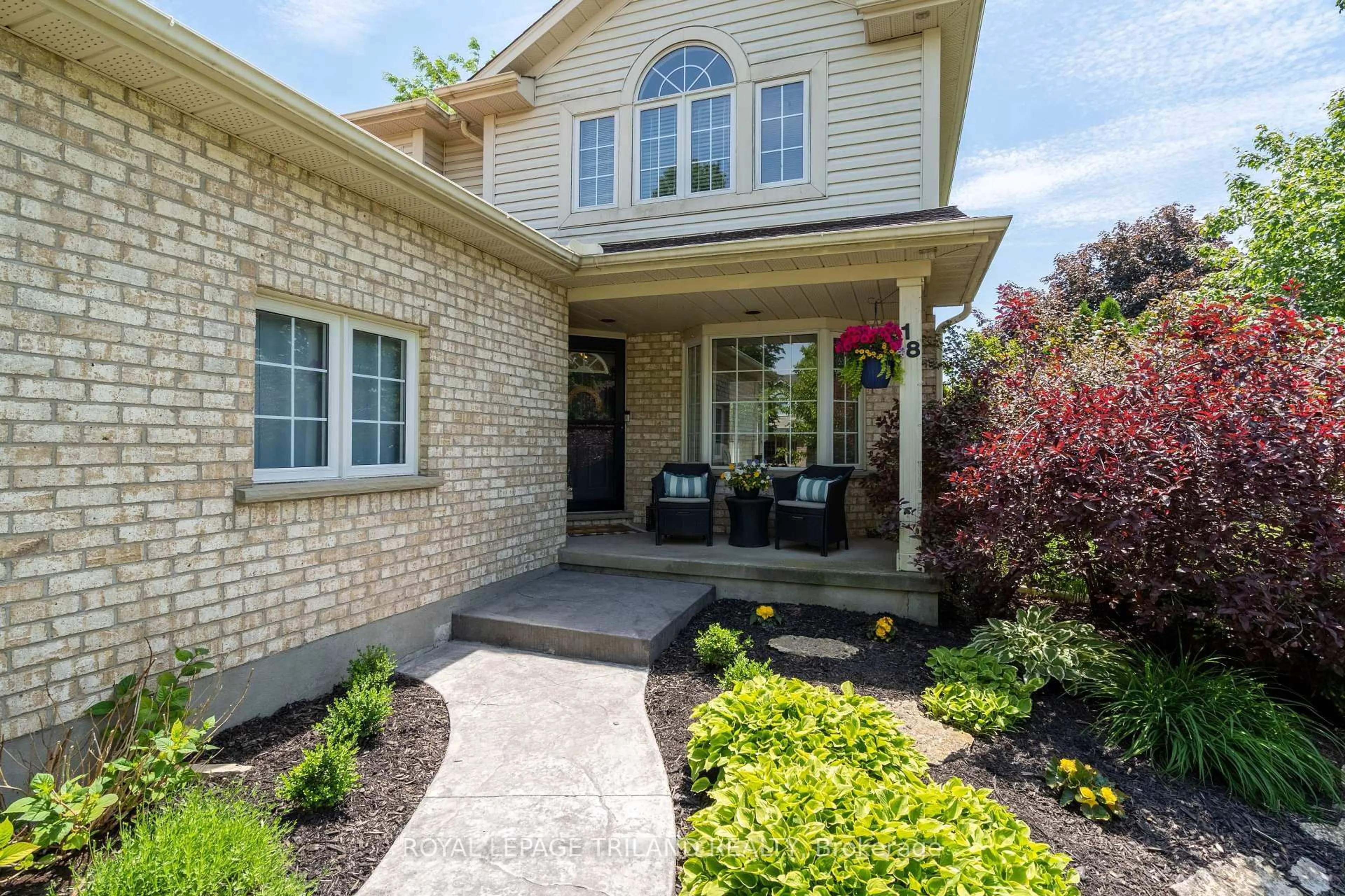 Home with brick exterior material, street for 18 Sifton Dr, St. Thomas Ontario N5R 6C6