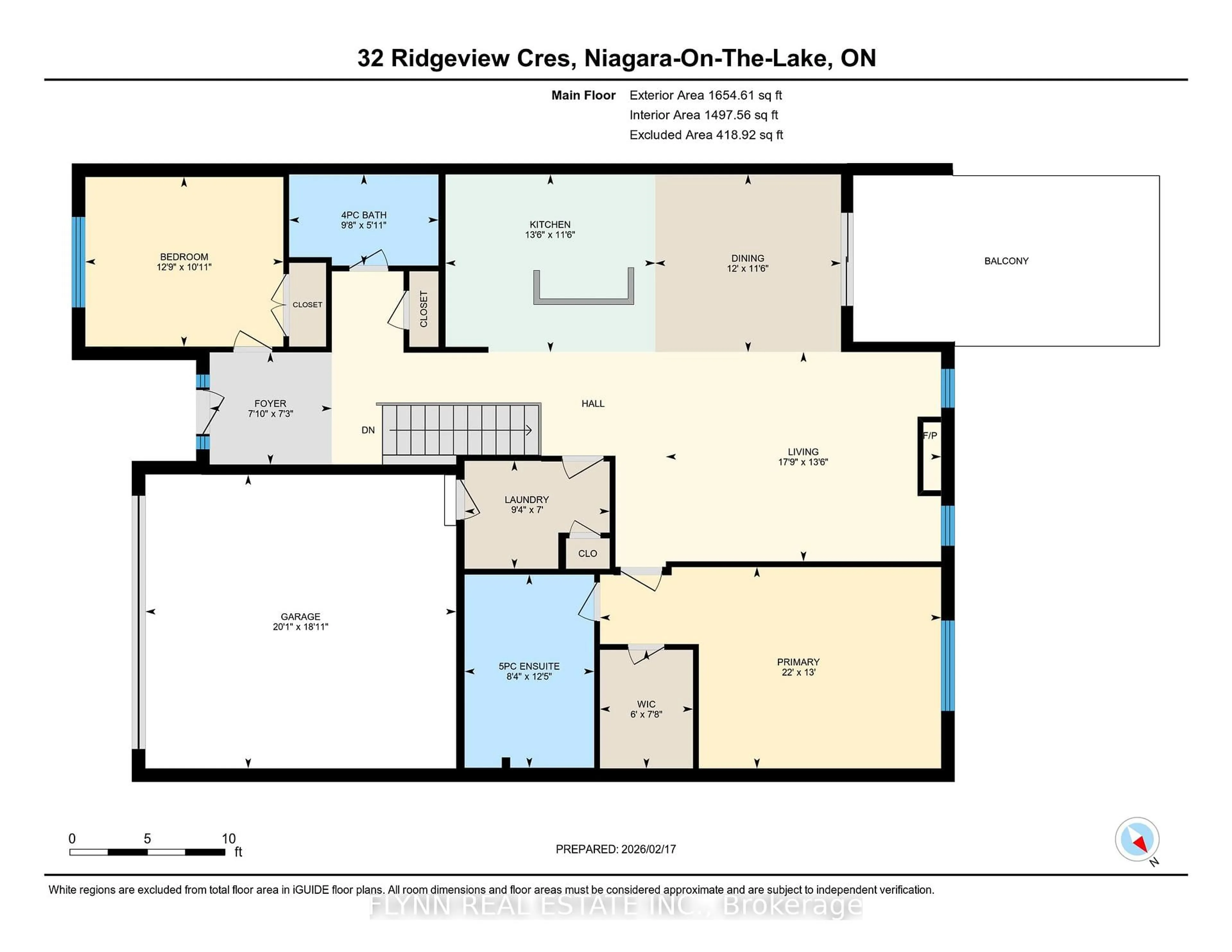 Floor plan for 32 Ridgeview Cres, Niagara-on-the-Lake Ontario L0S 1J1