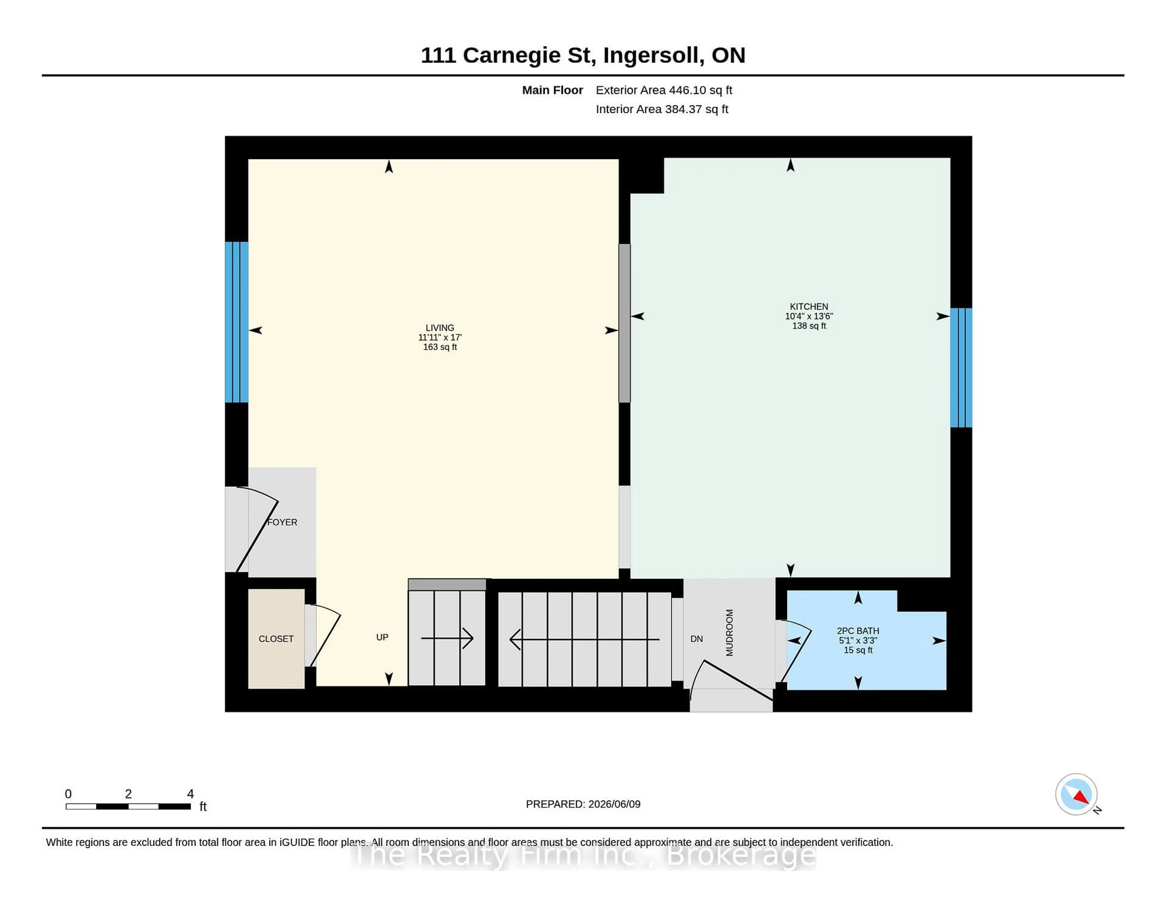Floor plan for 111 Carnegie St, Ingersoll Ontario N5C 1K9