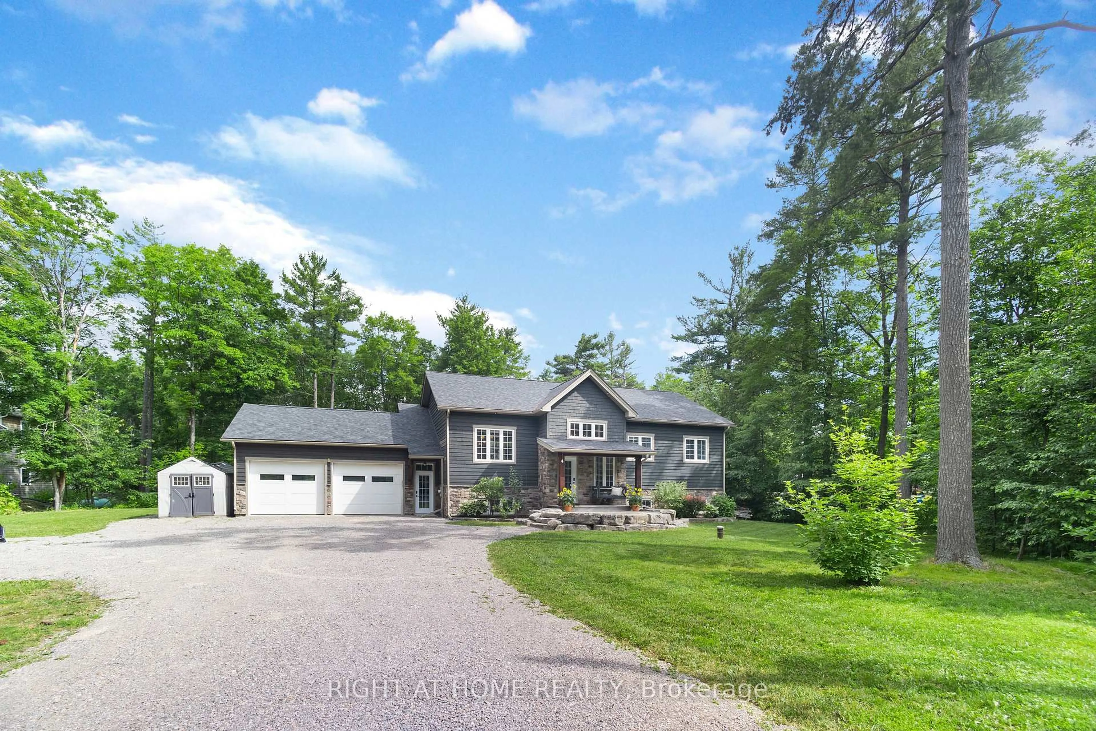 A pic from outside/outdoor area/front of a property/back of a property/a pic from drone, unknown for 590 Golf Course Rd, Douro-Dummer Ontario K0L 2H0