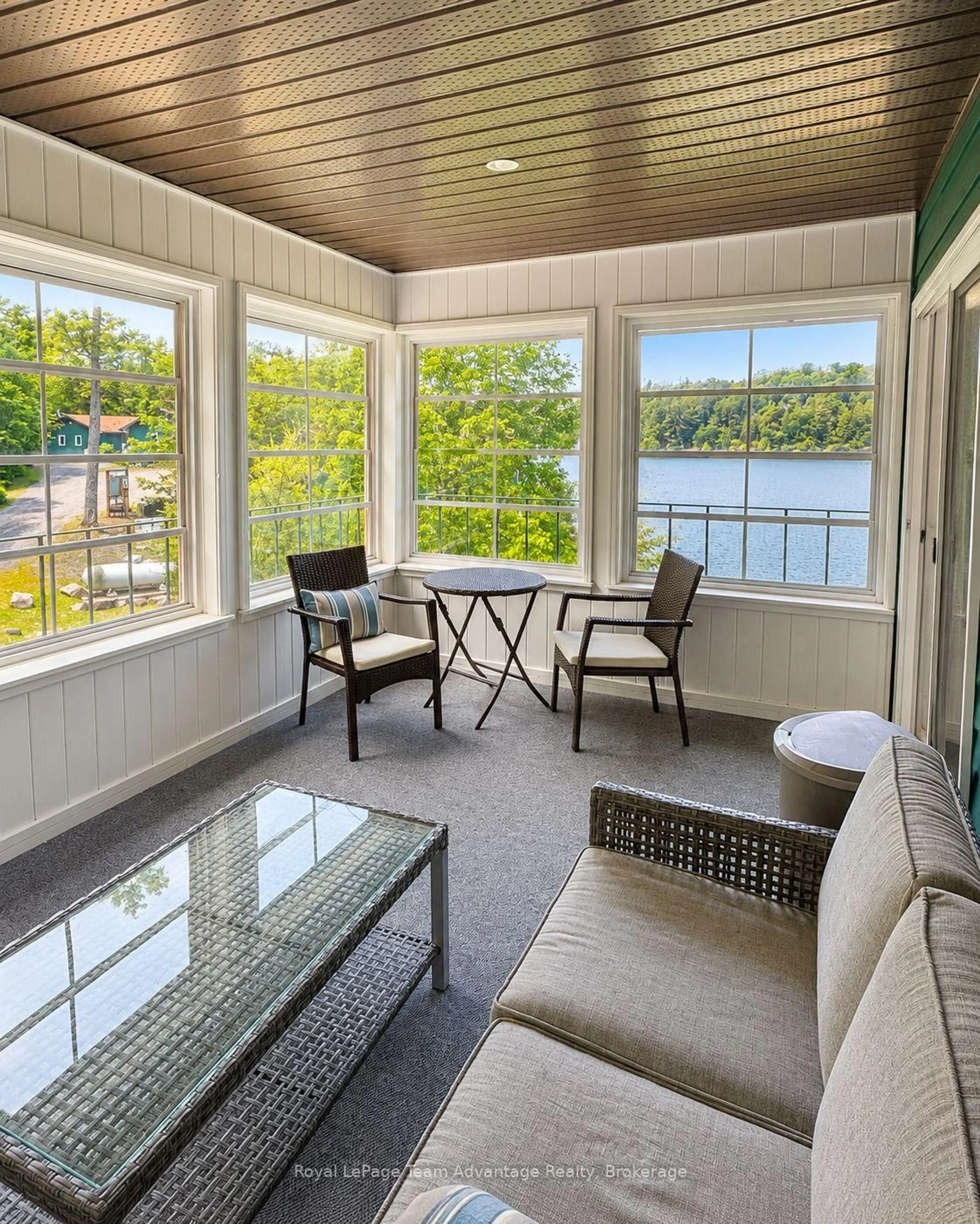 Living room with furniture, unknown for 1 Crane Walker Rd #11, The Archipelago Ontario P2A 0B7