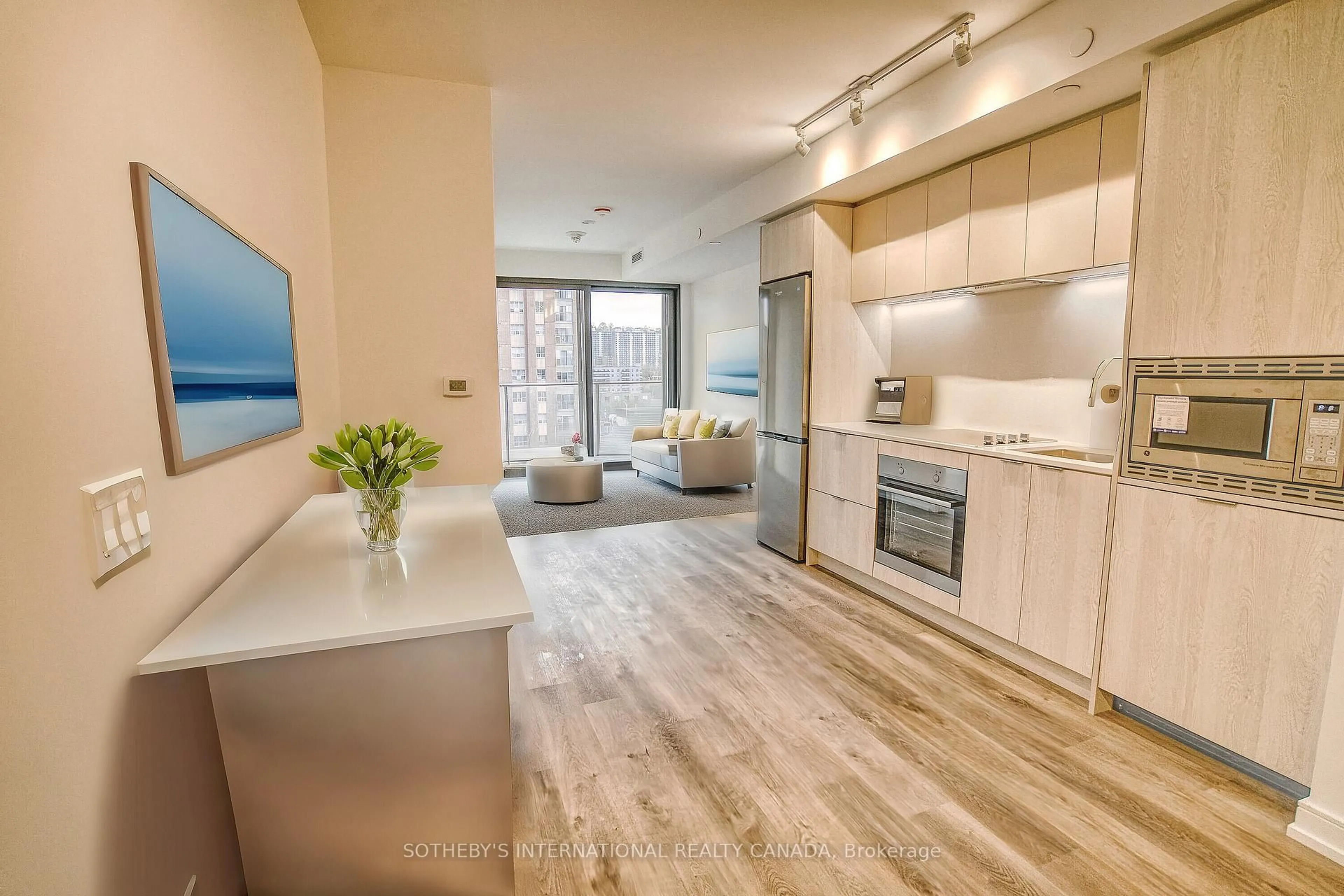 Open concept kitchen, unknown for 1 Jarvis St #805, Hamilton Ontario L8R 3J2