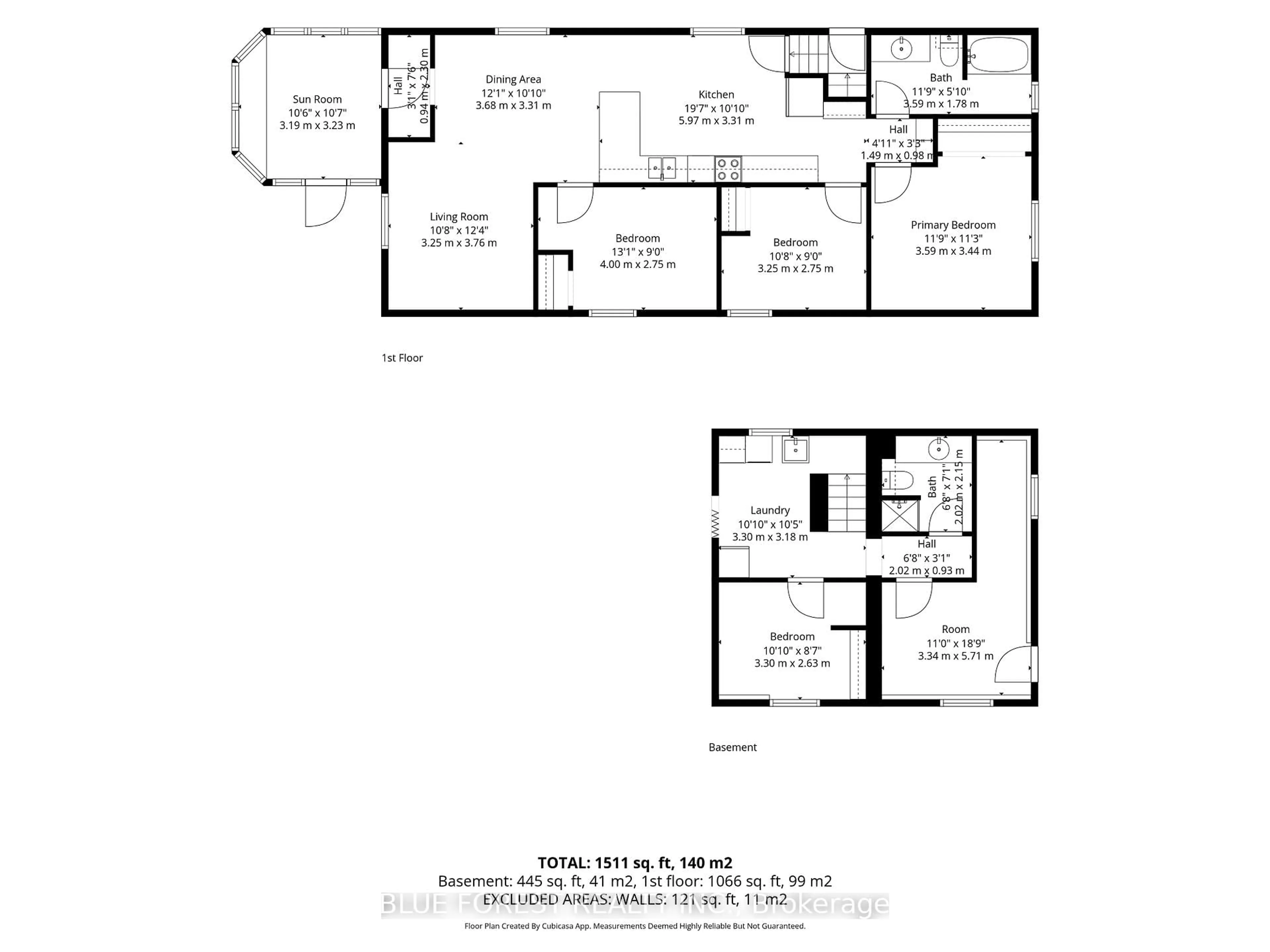 Floor plan for 236 Bernard Ave, London East Ontario N6A 2M8