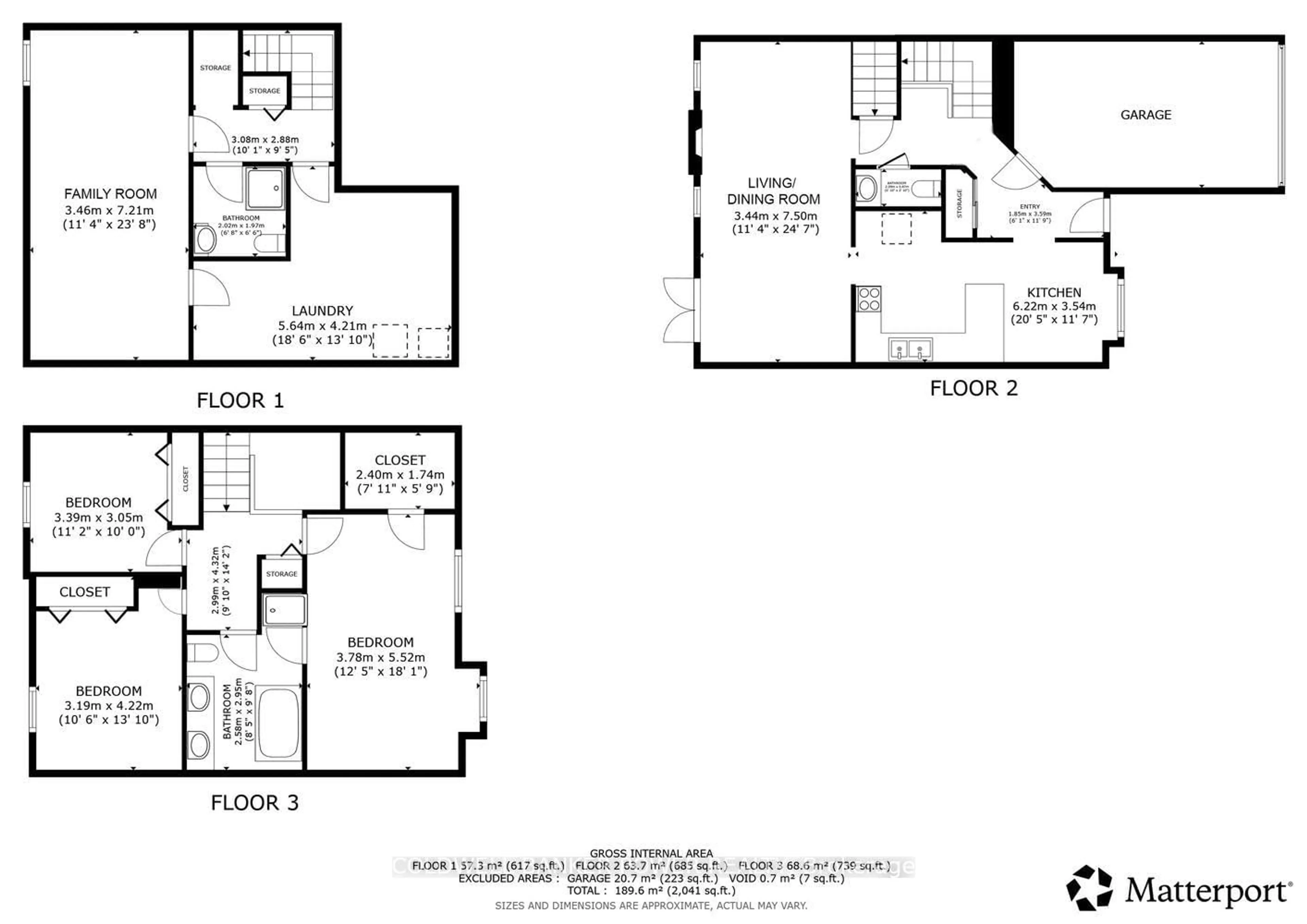 Floor plan for 340 Ambleside Dr #17, London North Ontario N6G 4Y5