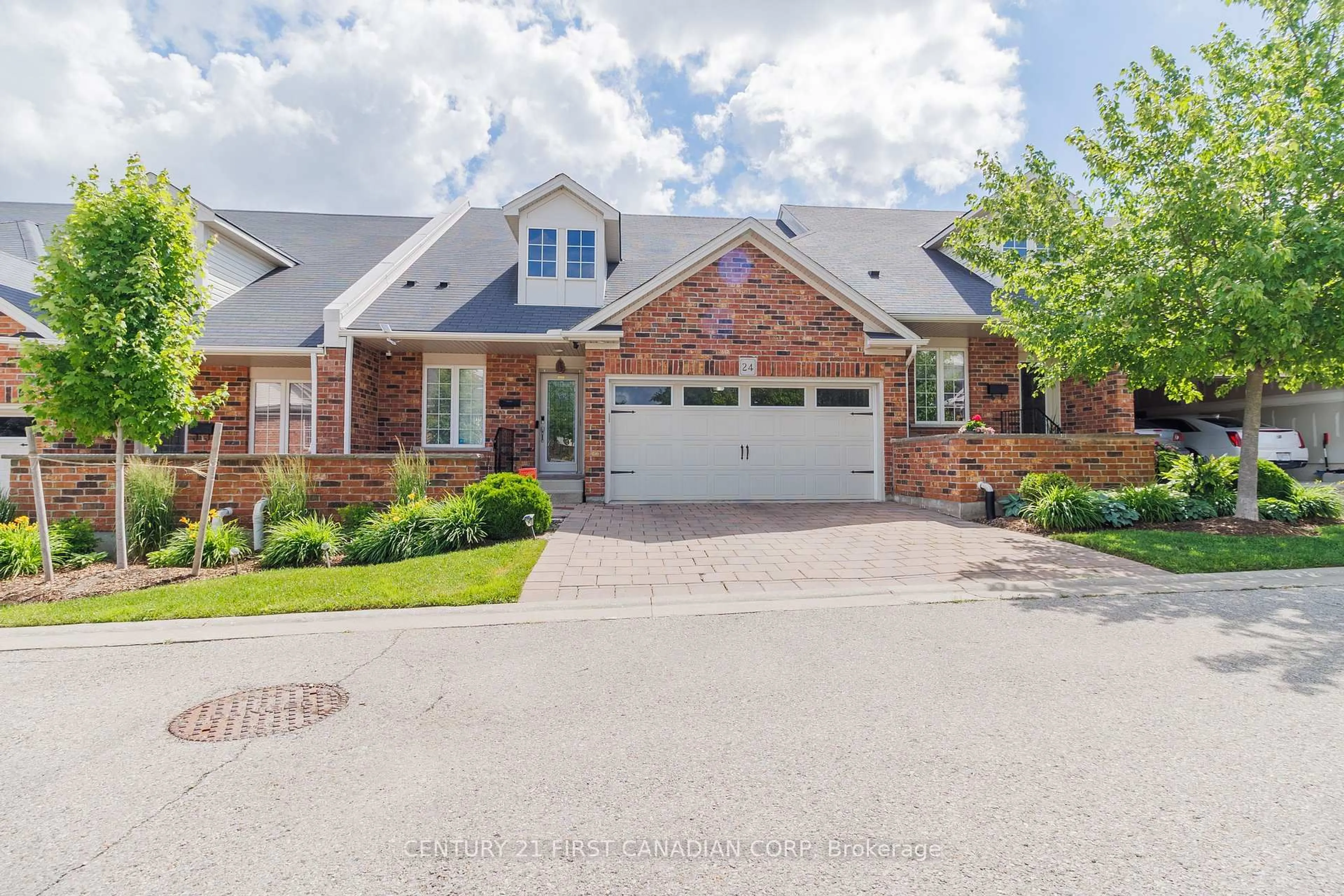Home with brick exterior material, street for 464 Commissioners Rd #24, London South Ontario N6J 0A2