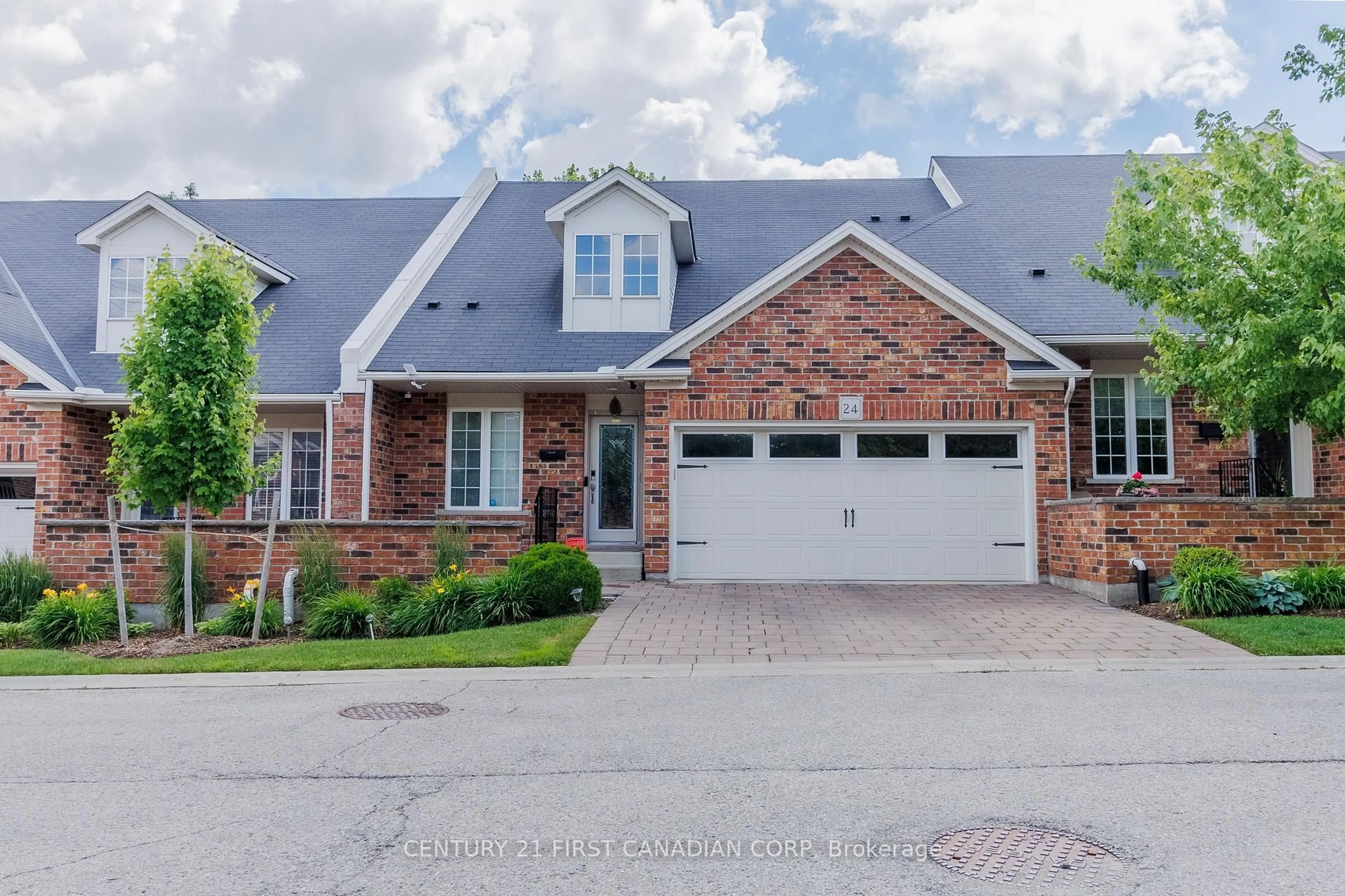 Home with brick exterior material, street for 464 Commissioners Rd #24, London South Ontario N6J 0A2