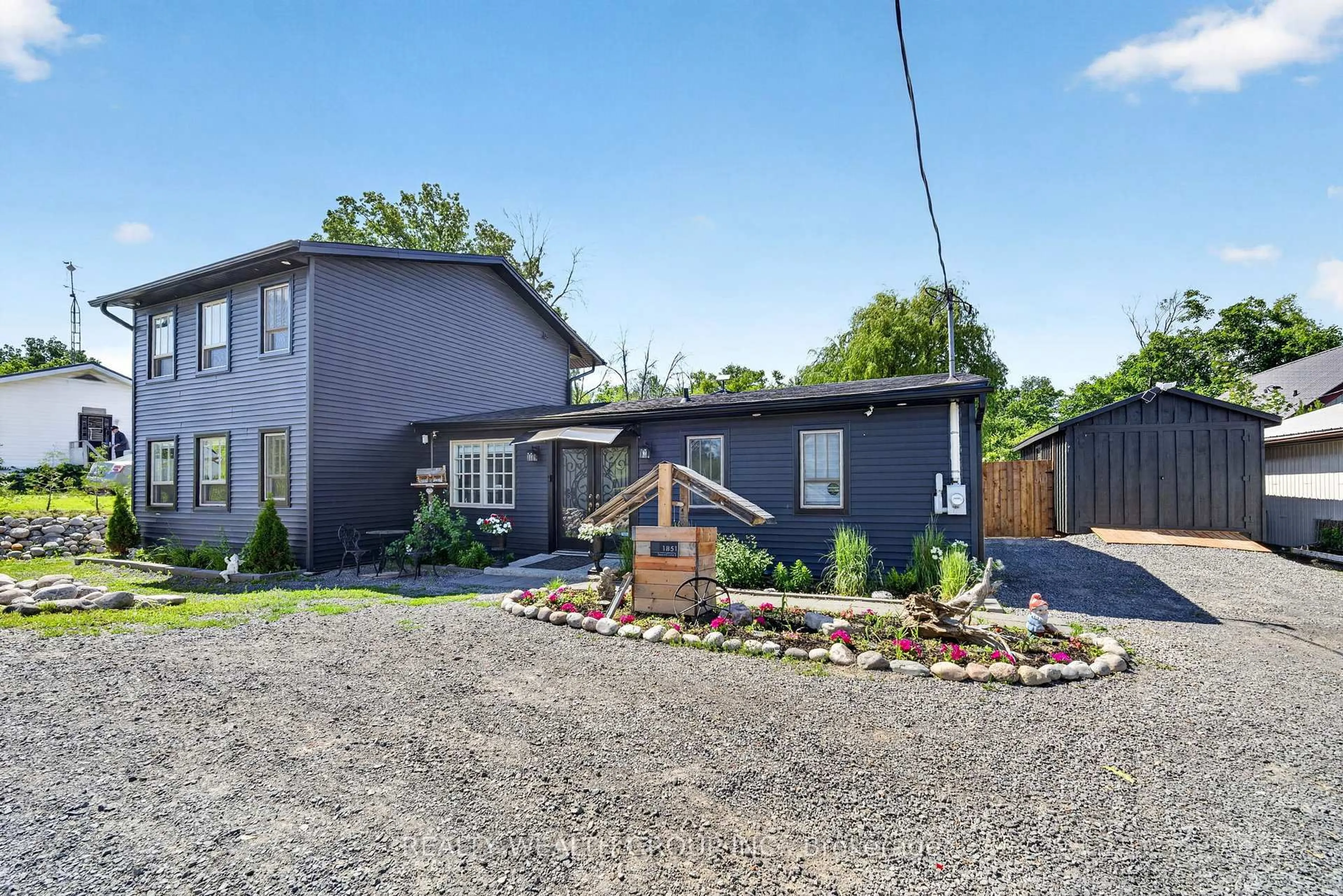 A pic from outside/outdoor area/front of a property/back of a property/a pic from drone, street for 1851 2nd Line, Trent Hills Ontario K0L 1L0
