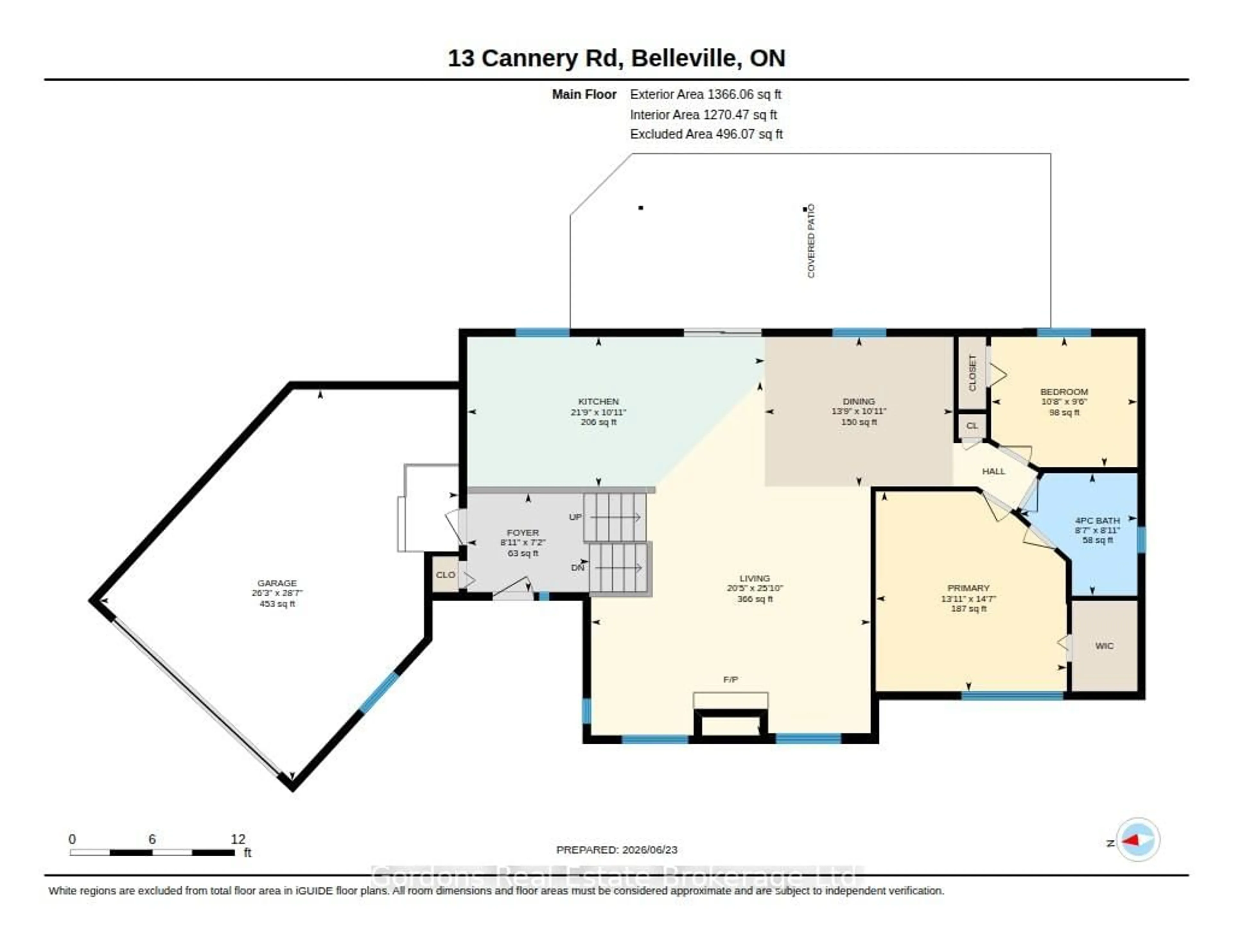 Floor plan for 13 Cannery Rd, Prince Edward County Ontario K8N 4Z7