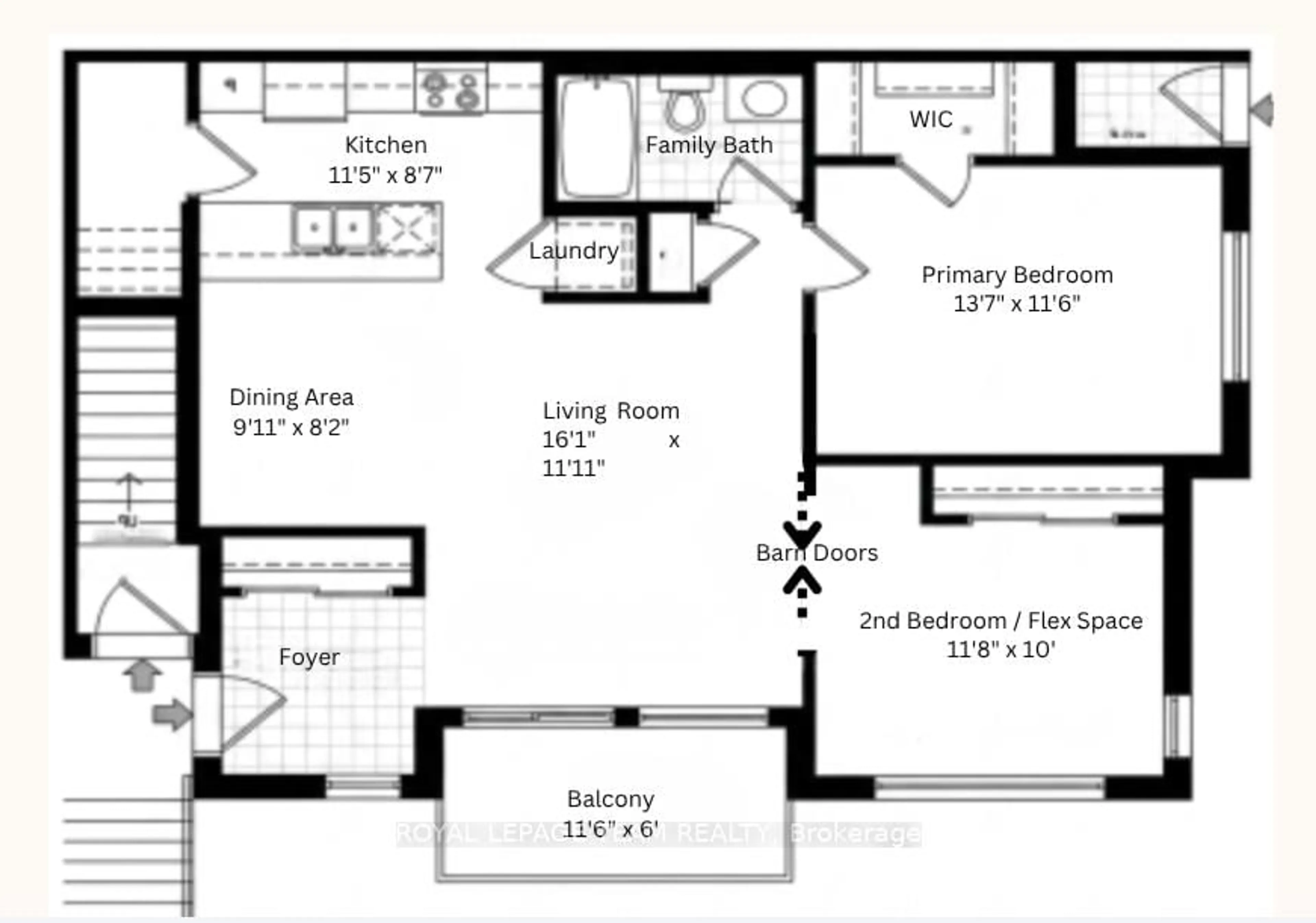 Floor plan for 121 Fairweather St, Ottawa Ontario K1T 0M8