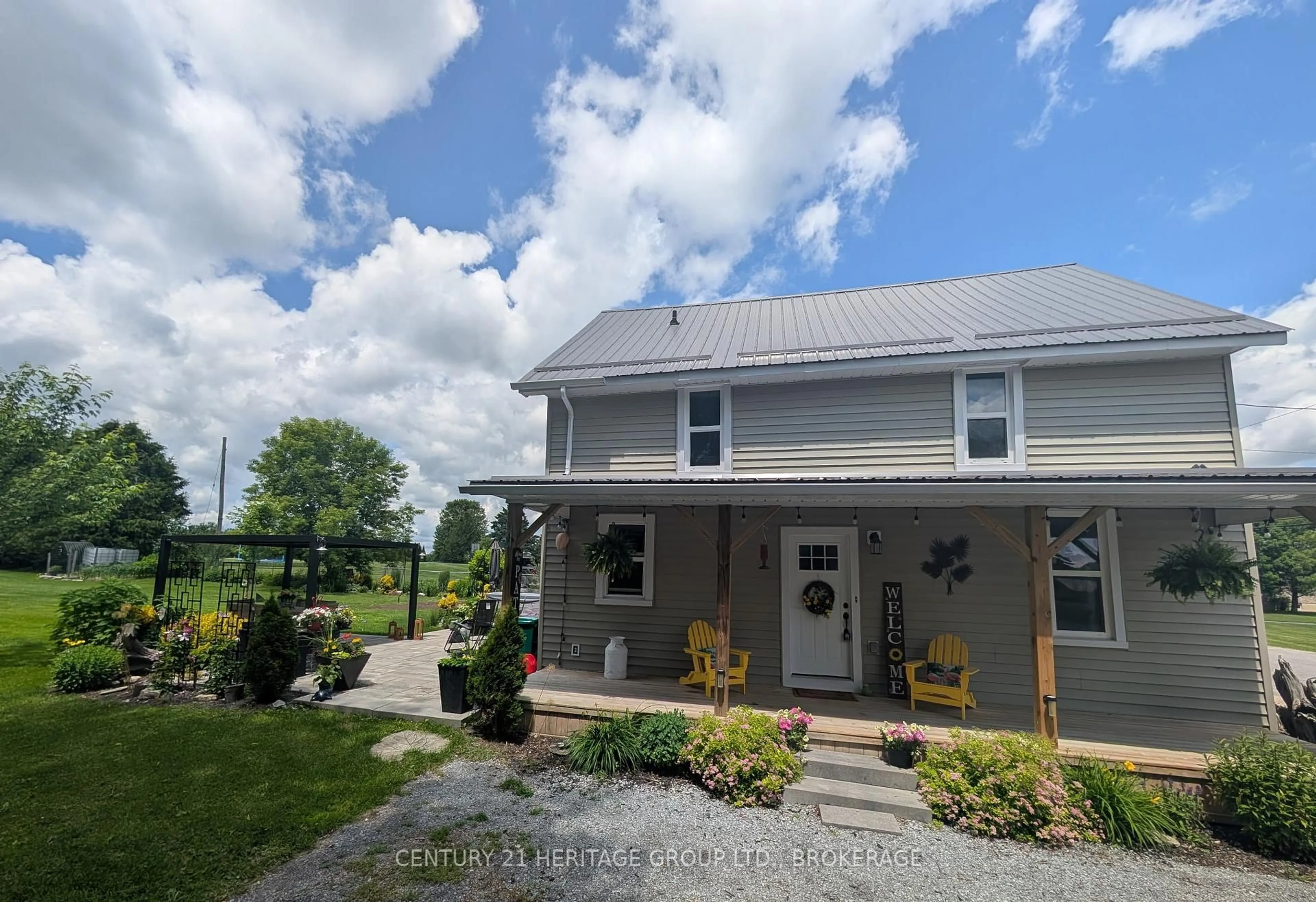 A pic from outside/outdoor area/front of a property/back of a property/a pic from drone, unknown for 269 Simmons Rd, Bissett Creek Ontario K0H 2H0