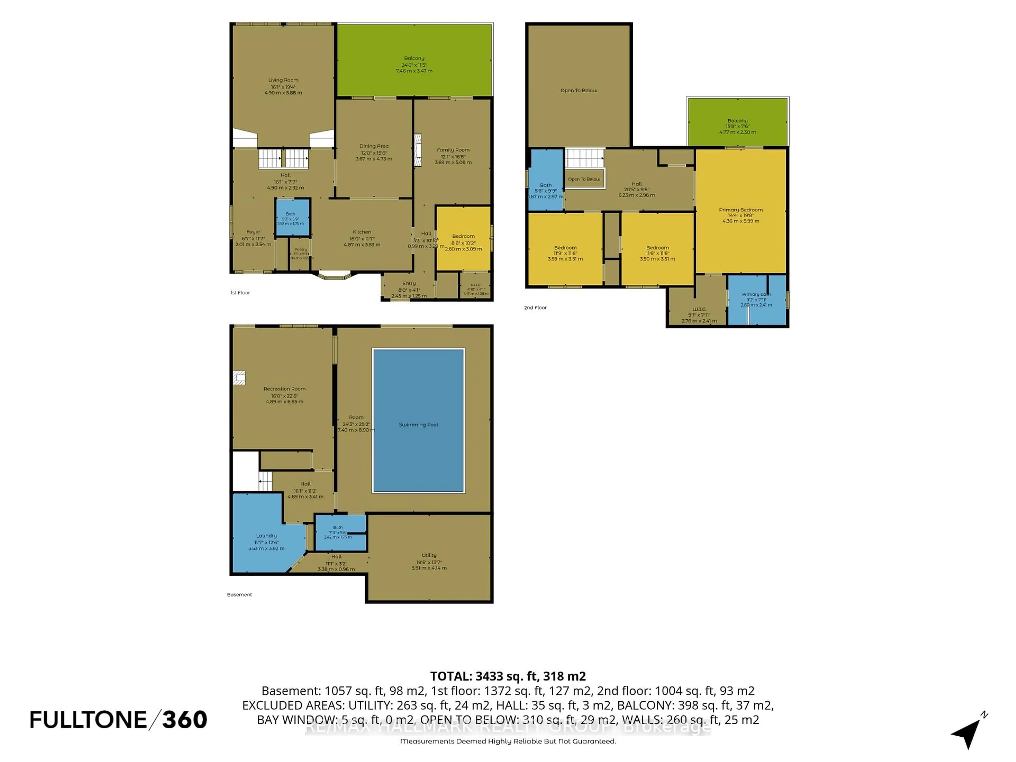 Floor plan for 6879 Edgar Brault St, Orleans Ontario K1C 1L6