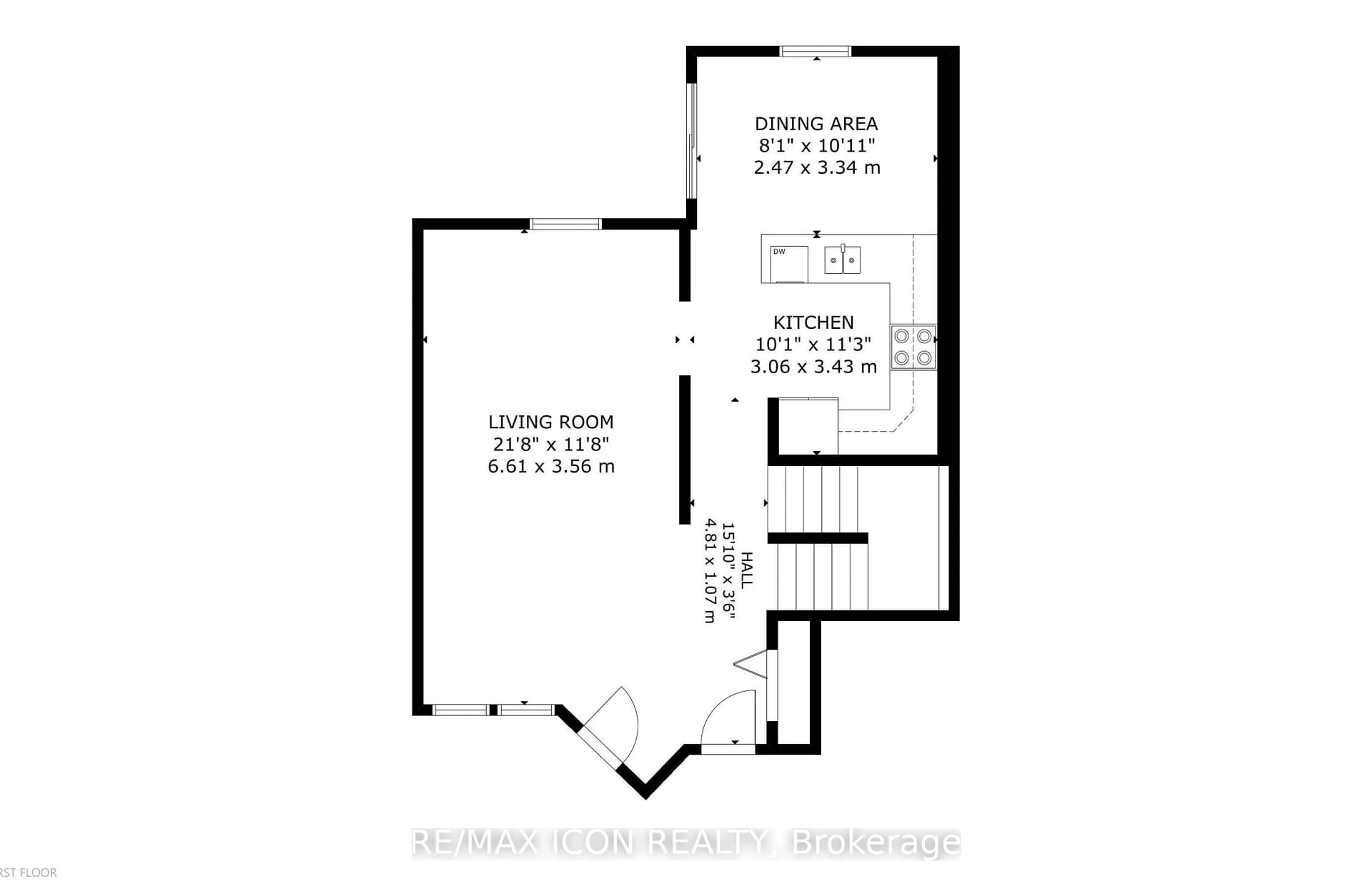 Floor plan for 524 Ontario St, Woodstock Ontario N4V 1H2