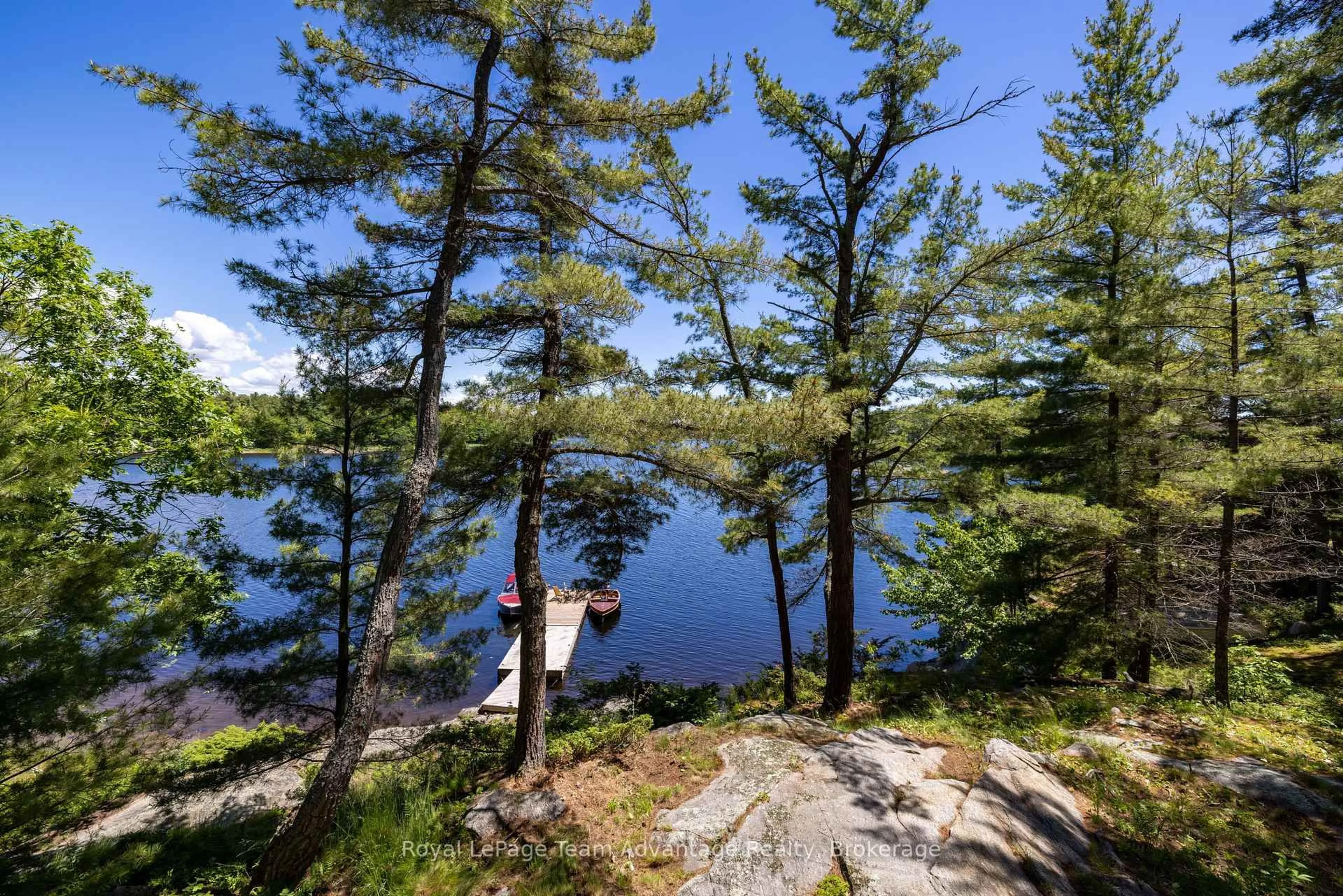 Patio, water/lake/river/ocean view for 7 A60 Island, The Archipelago Ontario P0G 1K0