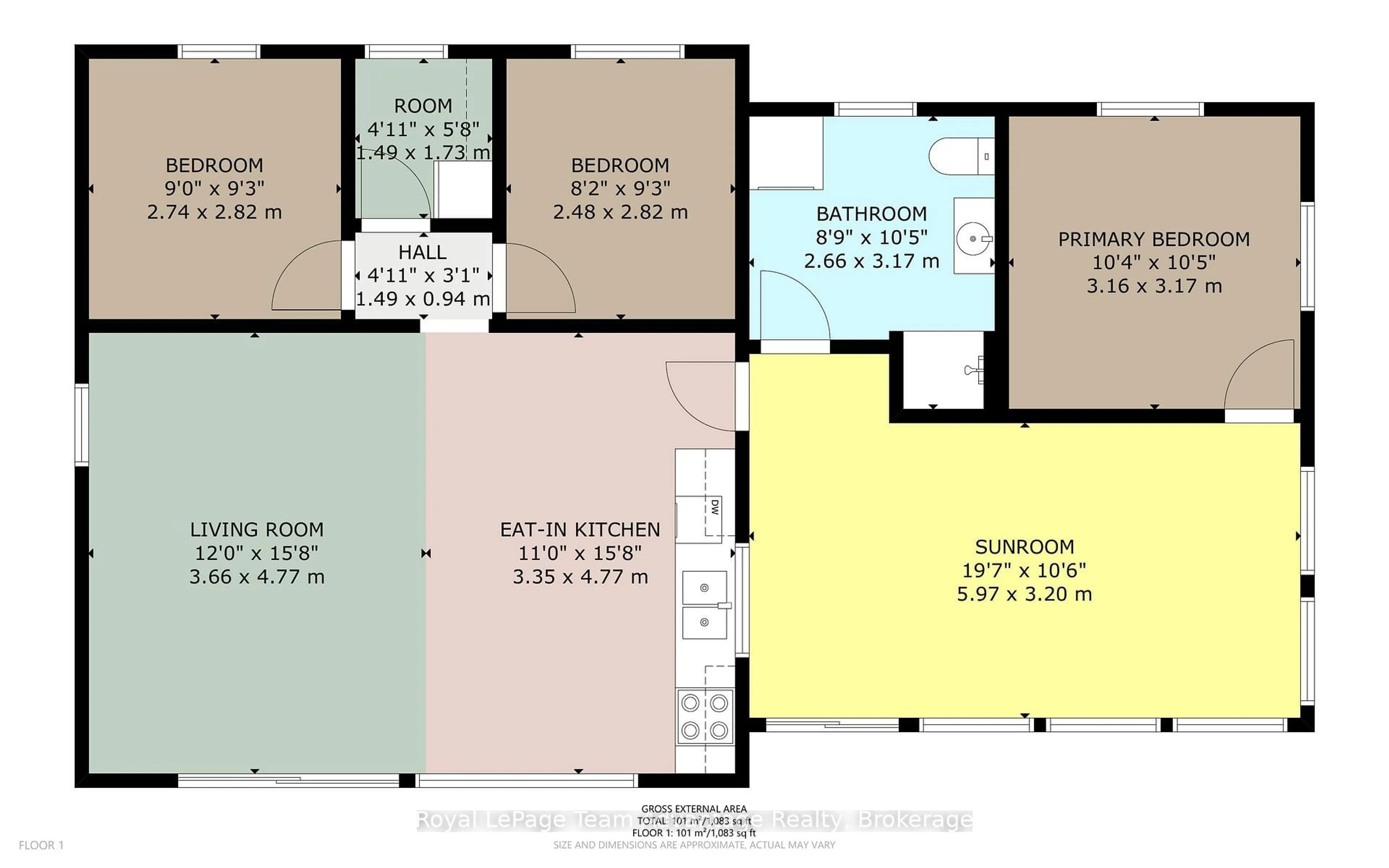 Floor plan for 7 A60 Island, The Archipelago Ontario P0G 1K0