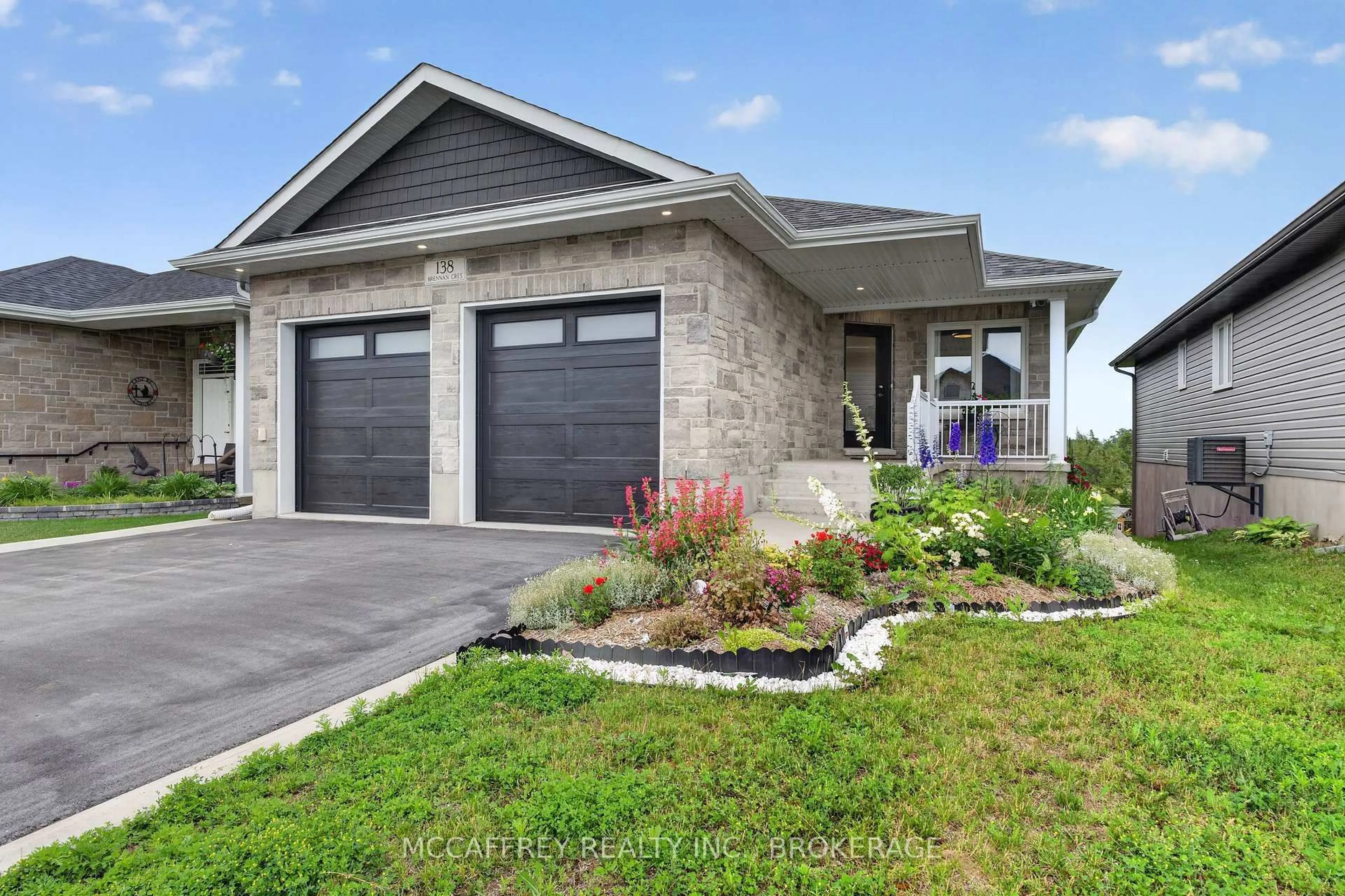 Home with brick exterior material, street for 138 Brennan Cres, Bissett Creek Ontario K0H 2H0