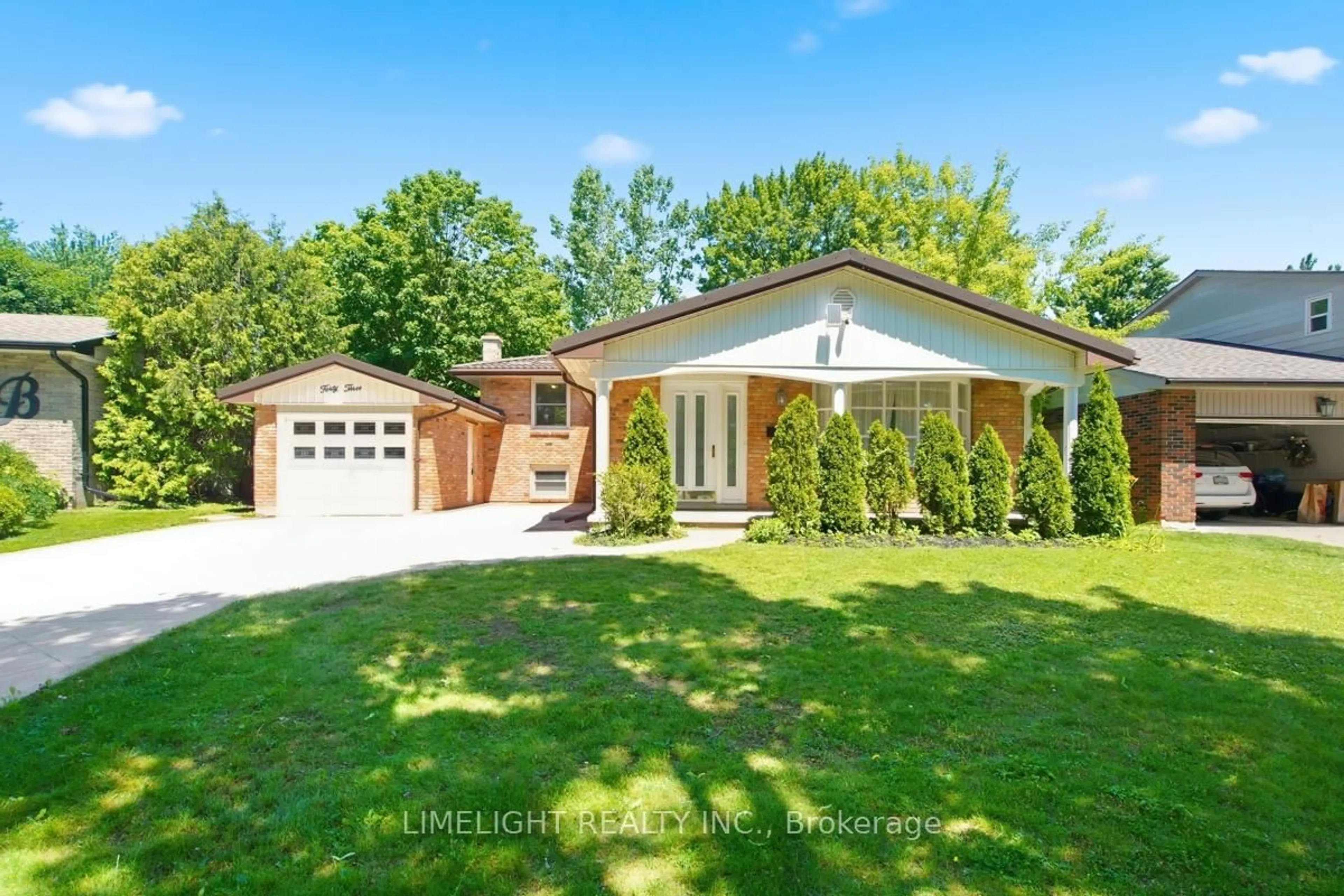 Home with brick exterior material, street for 43 Cumberland Cres, London North Ontario N5X 1B7