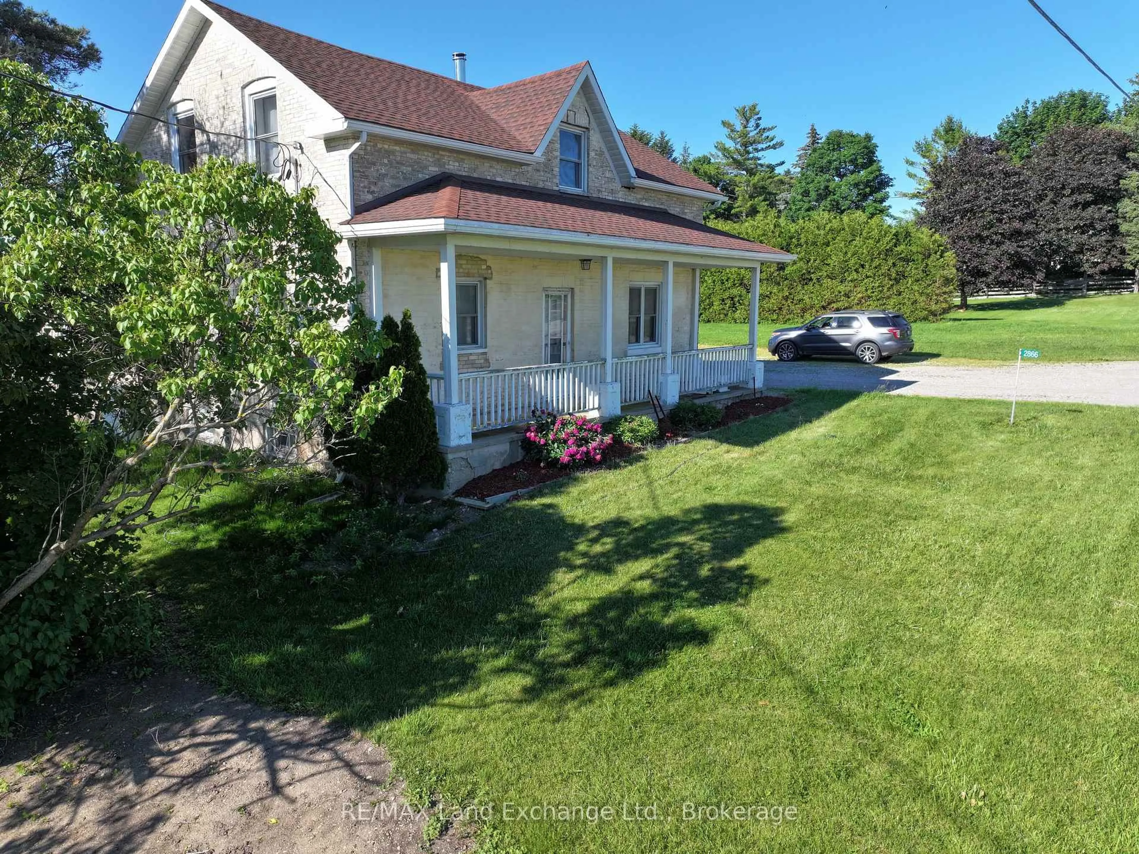 A pic from outside/outdoor area/front of a property/back of a property/a pic from drone, street for 2866 Hwy 9 Highway, Brockton Ontario N0G 2V0