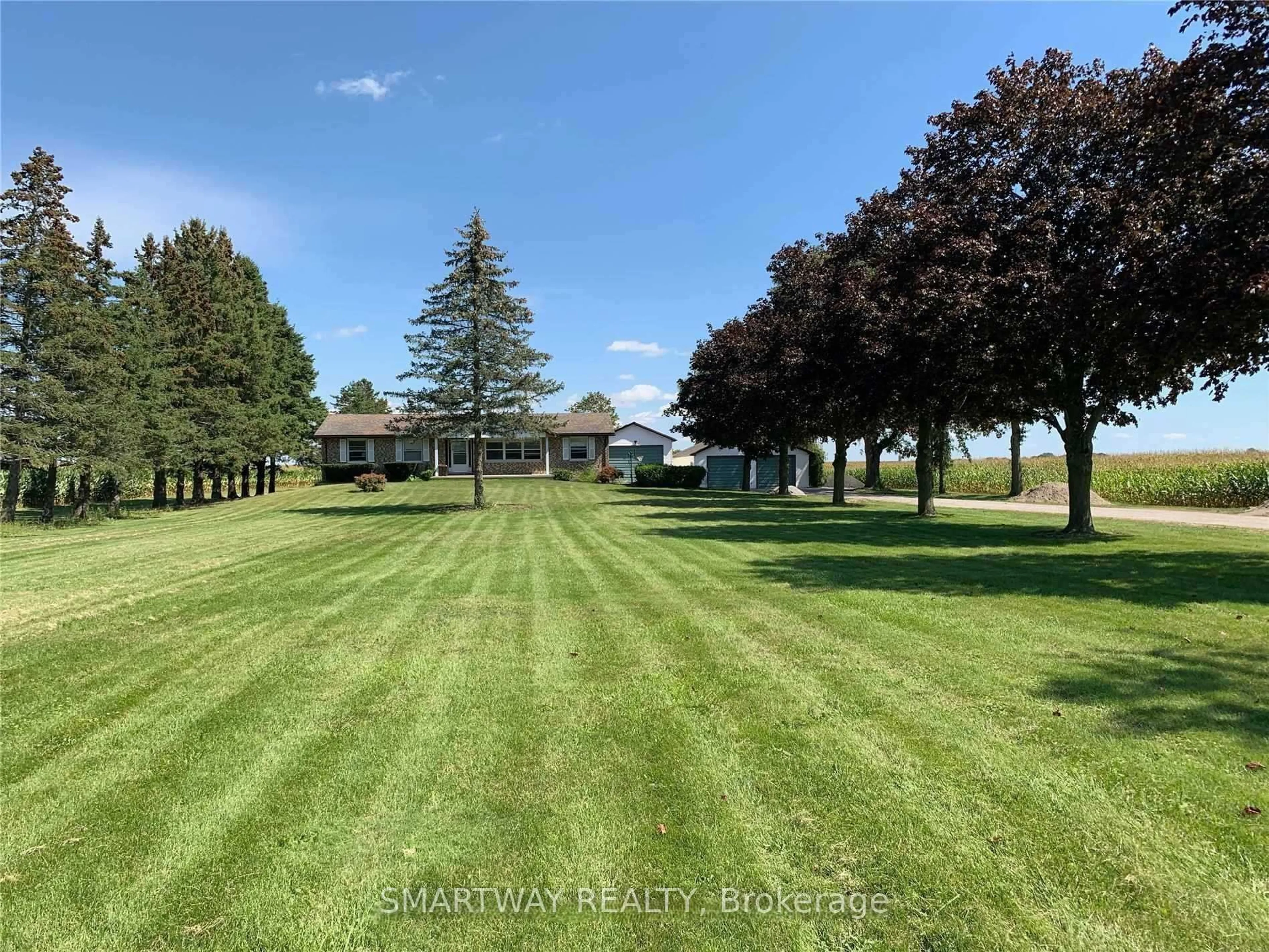 A pic from outside/outdoor area/front of a property/back of a property/a pic from drone, water/lake/river/ocean view for 21436 Highbury Ave, London North Ontario N0M 1C0