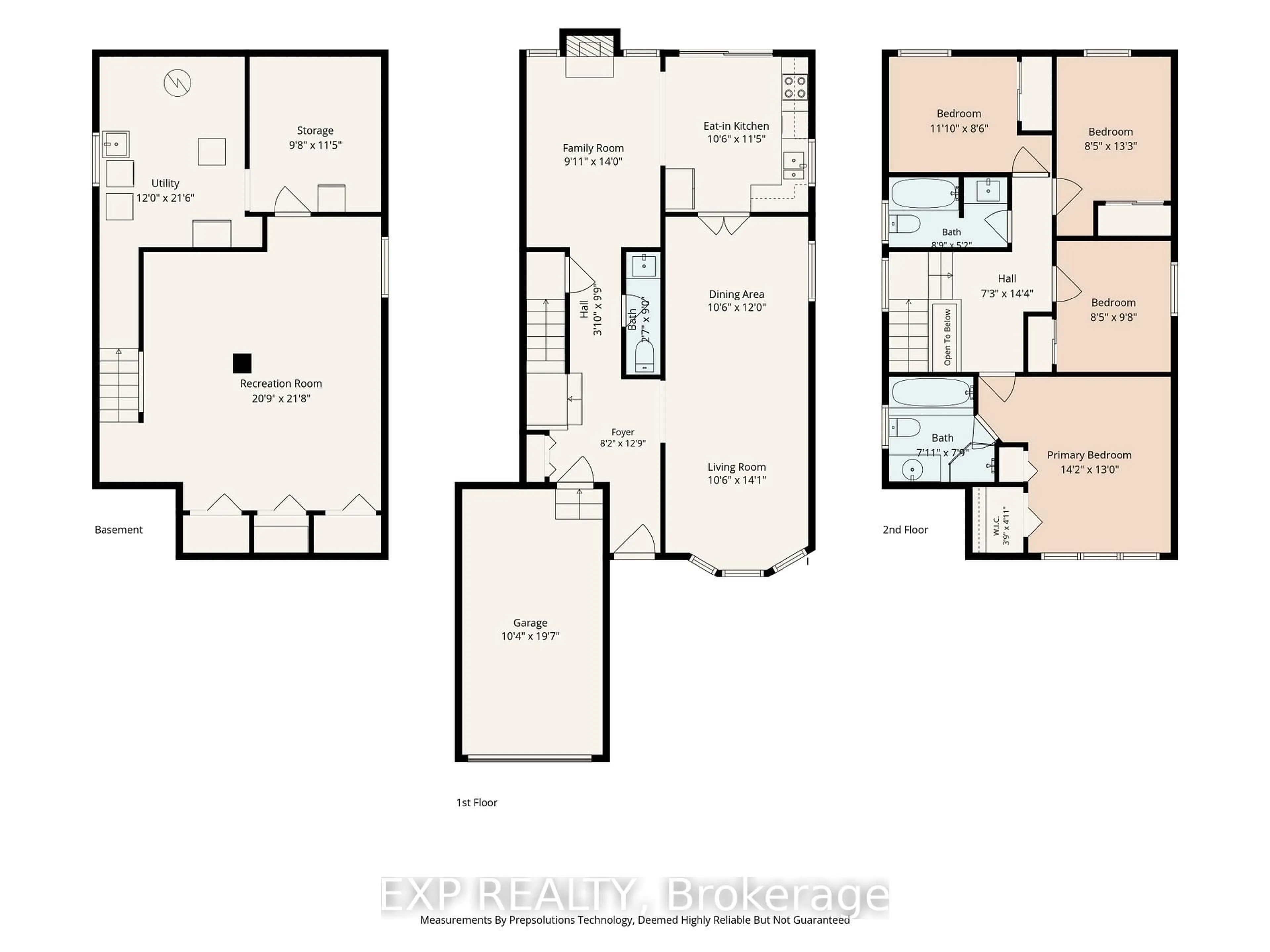 Floor plan for 26 Vesta St, Ottawa Ontario K2J 3Y9