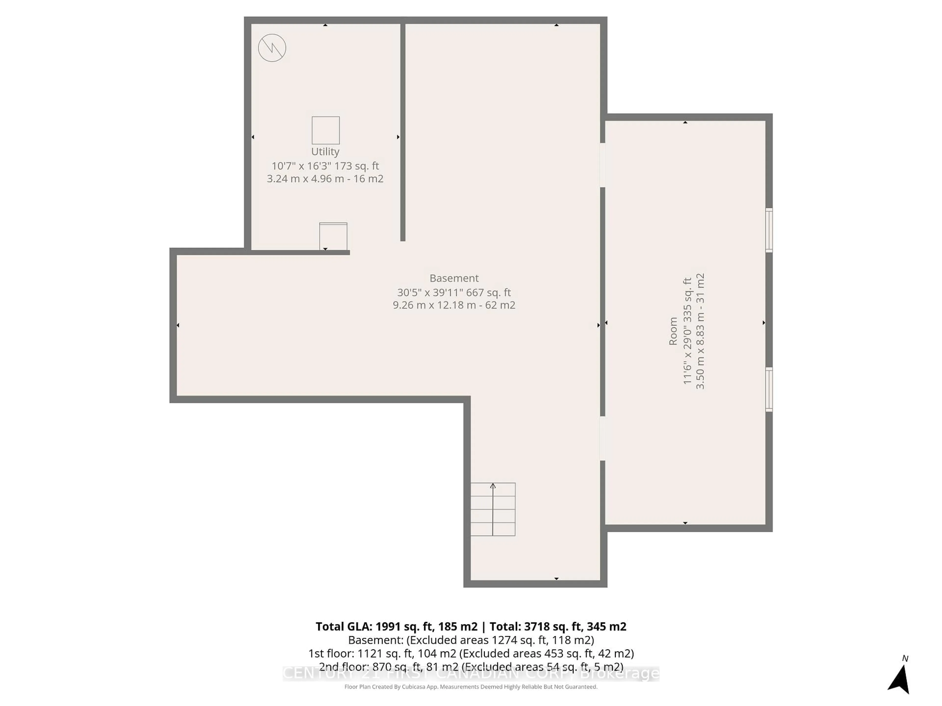 Floor plan for 47 Monte Vista Cres, London South Ontario N6J 4P2