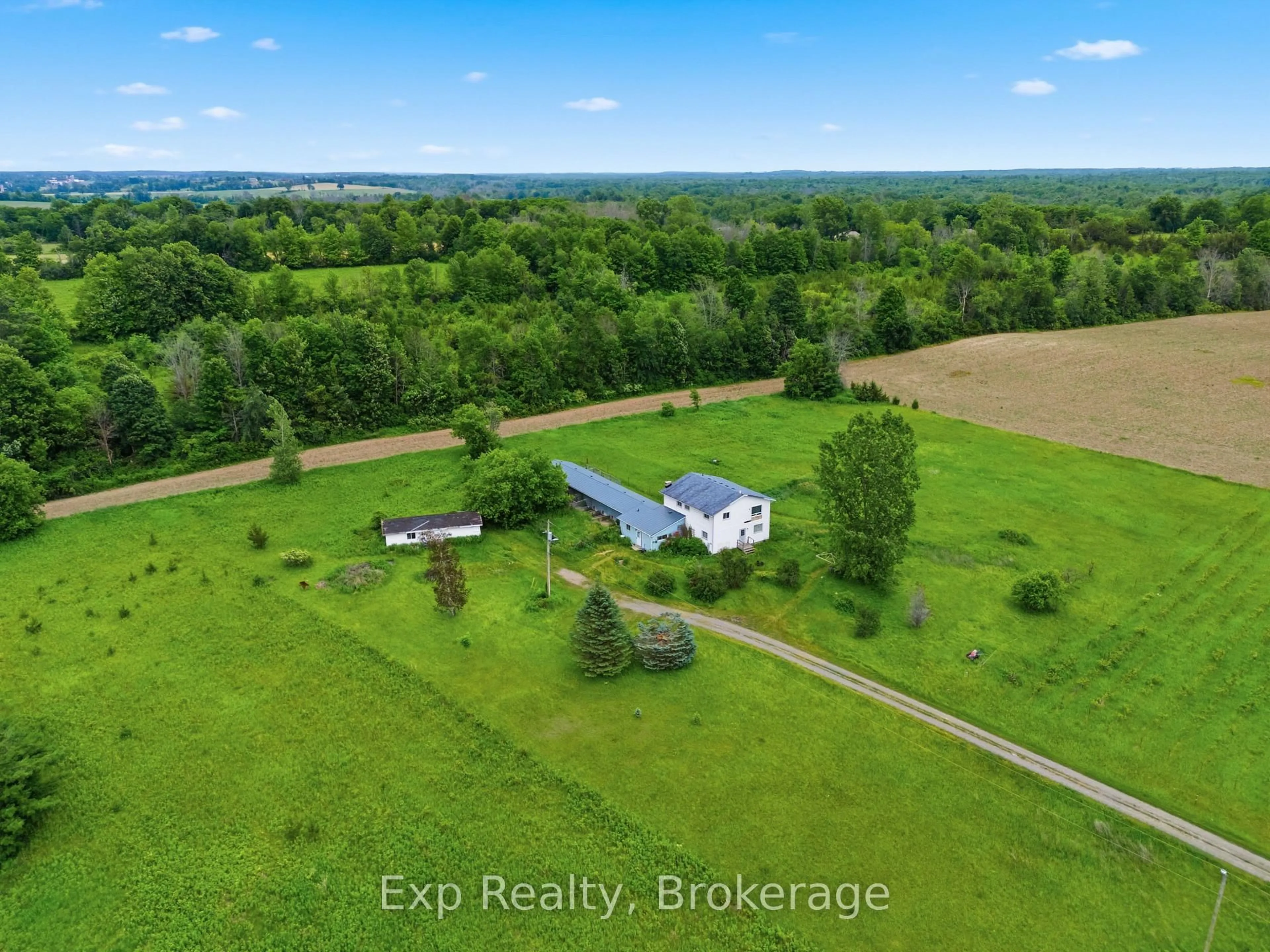 A pic from outside/outdoor area/front of a property/back of a property/a pic from drone, unknown for 700 Old Madoc Rd, Quinte West Ontario K0K 2B0