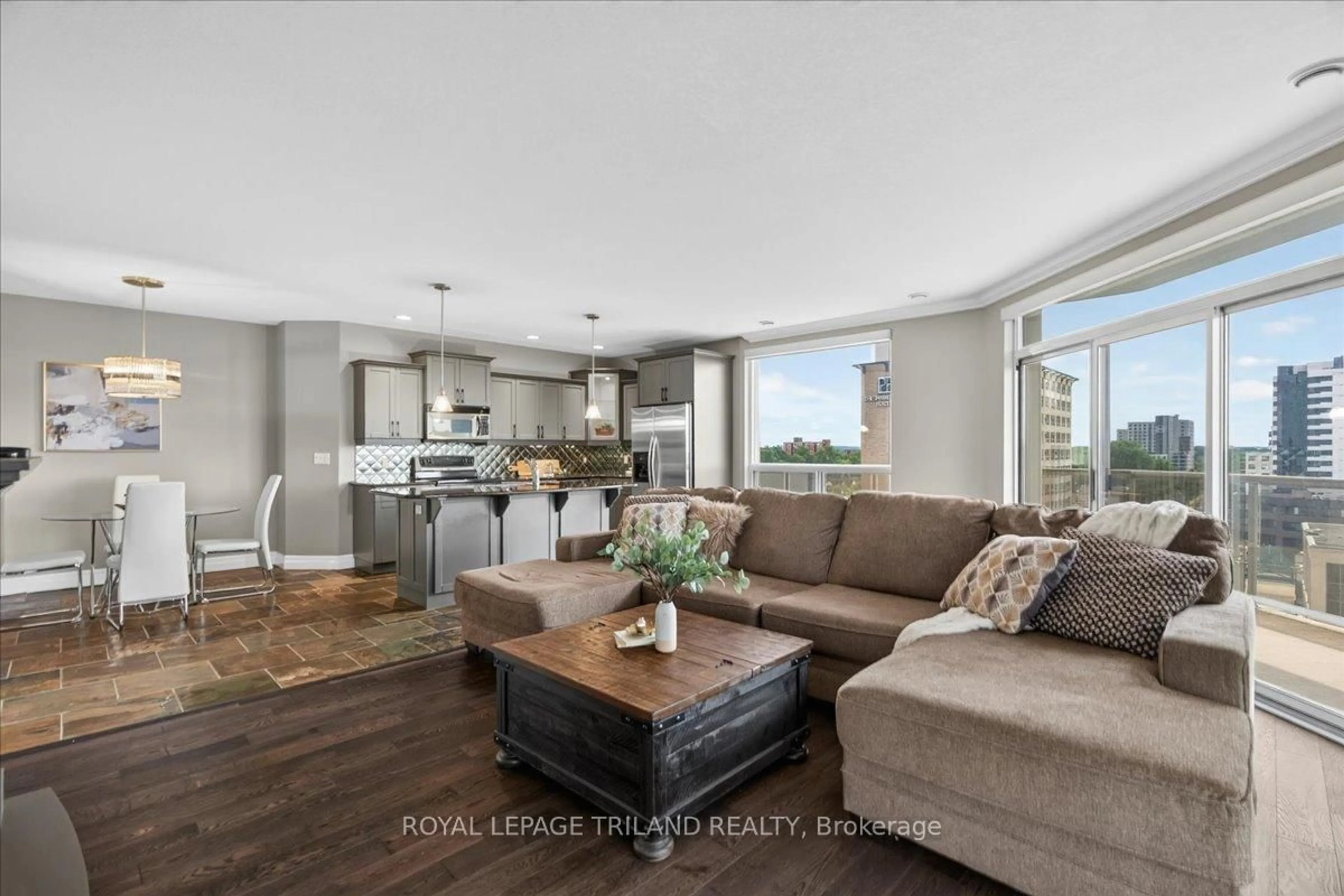 Open concept kitchen, unknown for 250 Pall Mall St #908, London East Ontario N6A 6K3