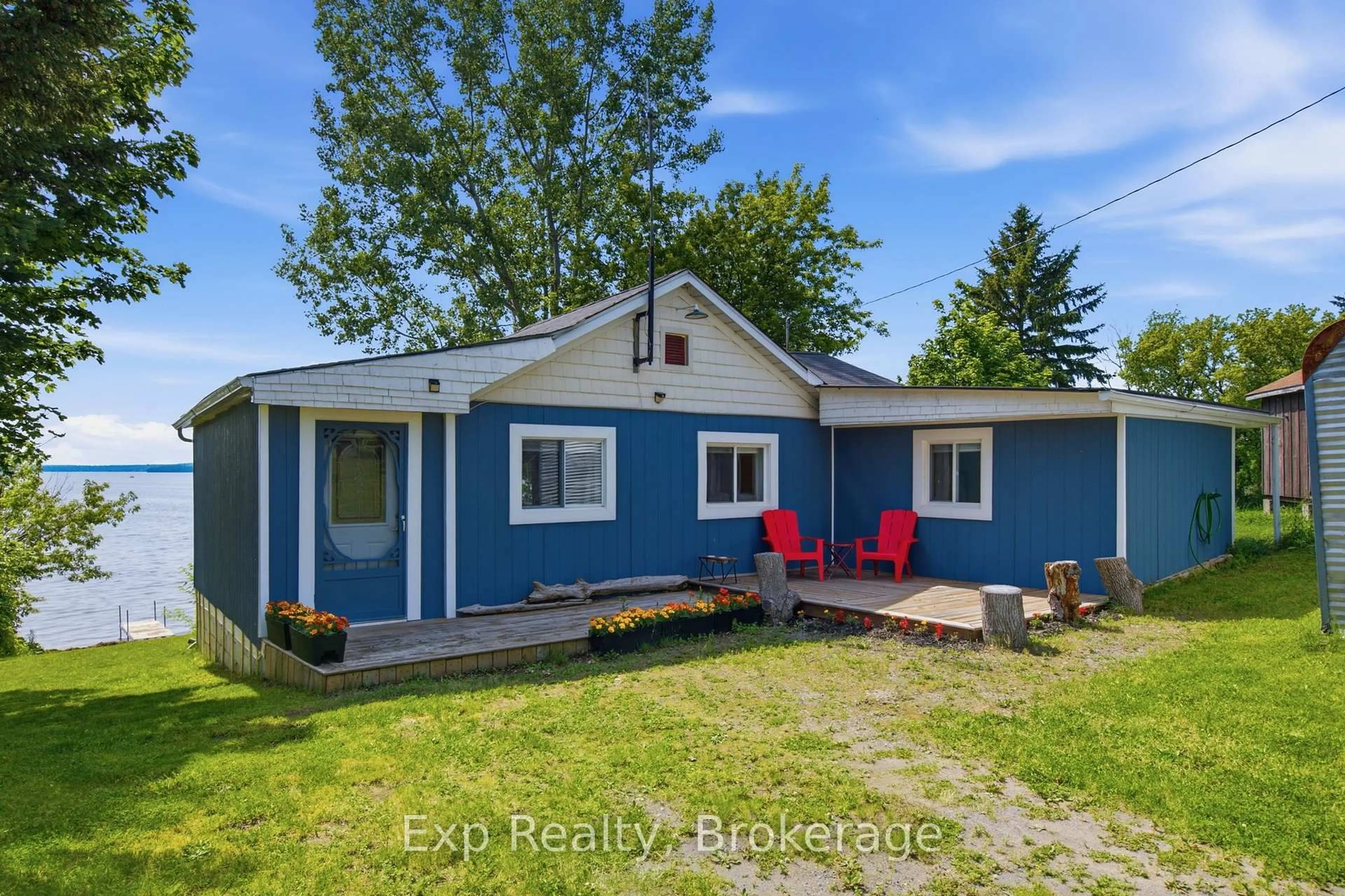 A pic from outside/outdoor area/front of a property/back of a property/a pic from drone, street for 6290 Shearer Point Rd, Alnwick/Haldimand Ontario K0K 2X0