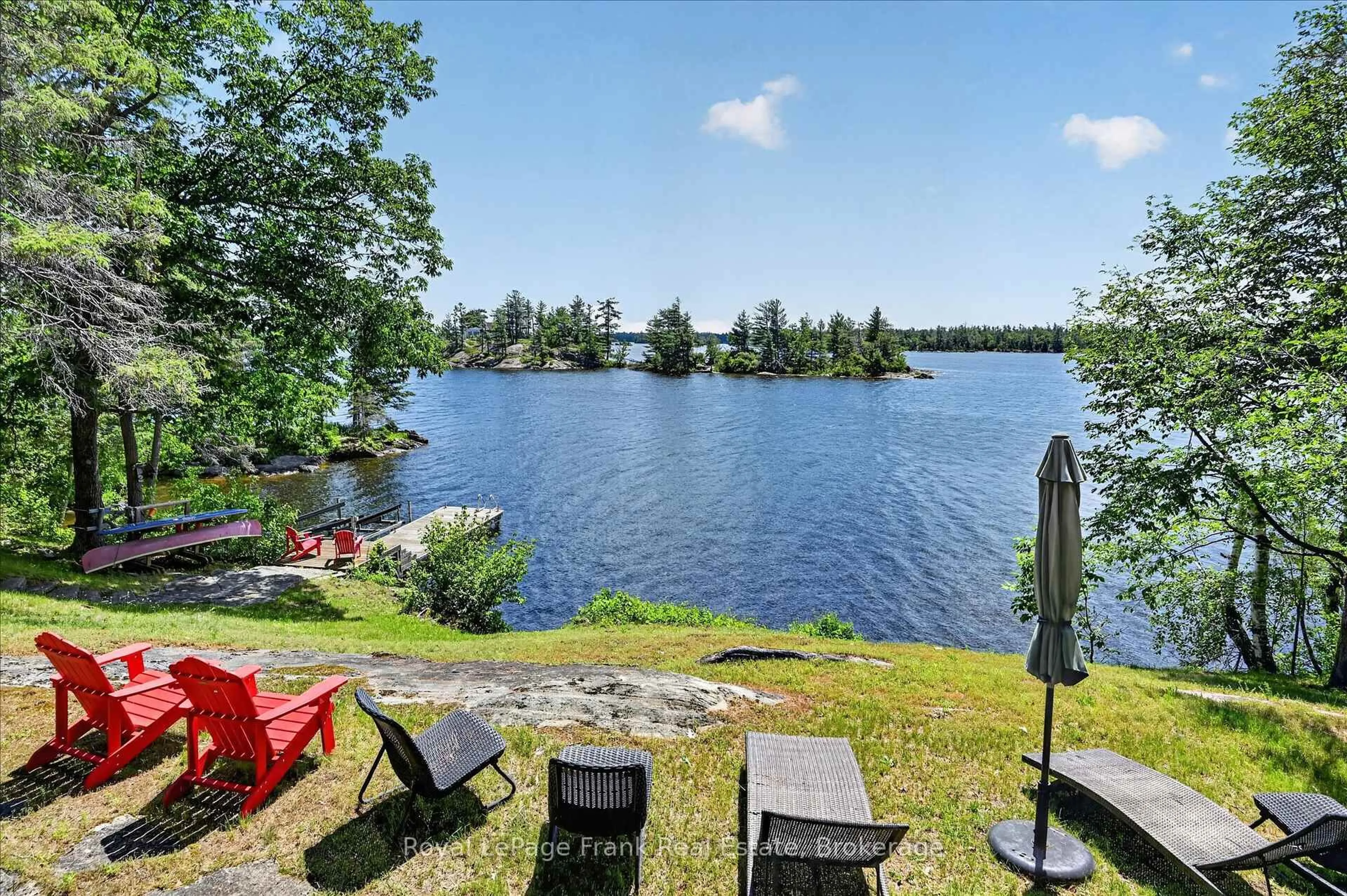 Patio, water/lake/river/ocean view for 61 Napier Cres, North Kawartha Ontario K0L 2H0