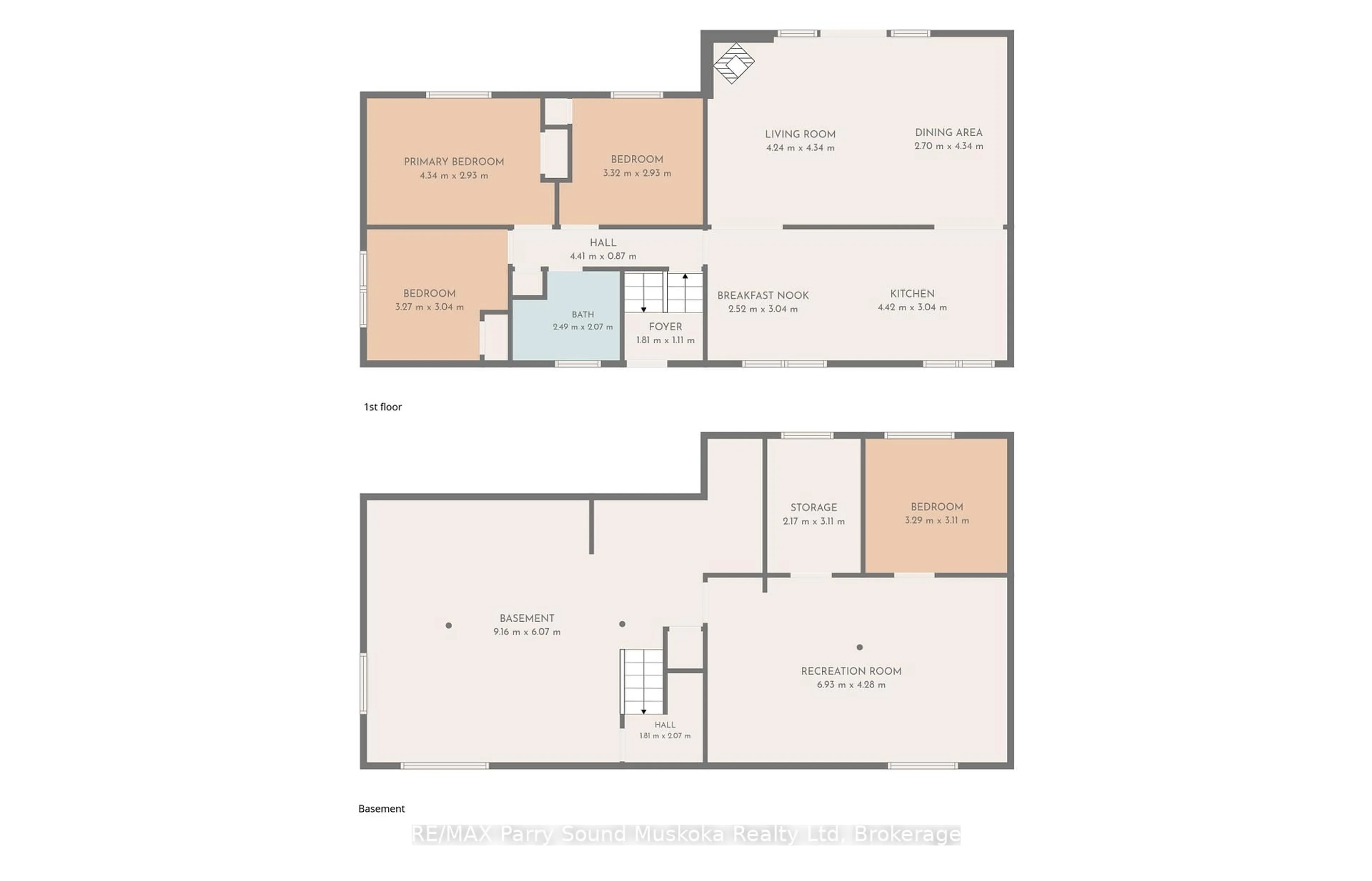 Floor plan for 15 Dockside Dr, McKellar Ontario P0G 1C0