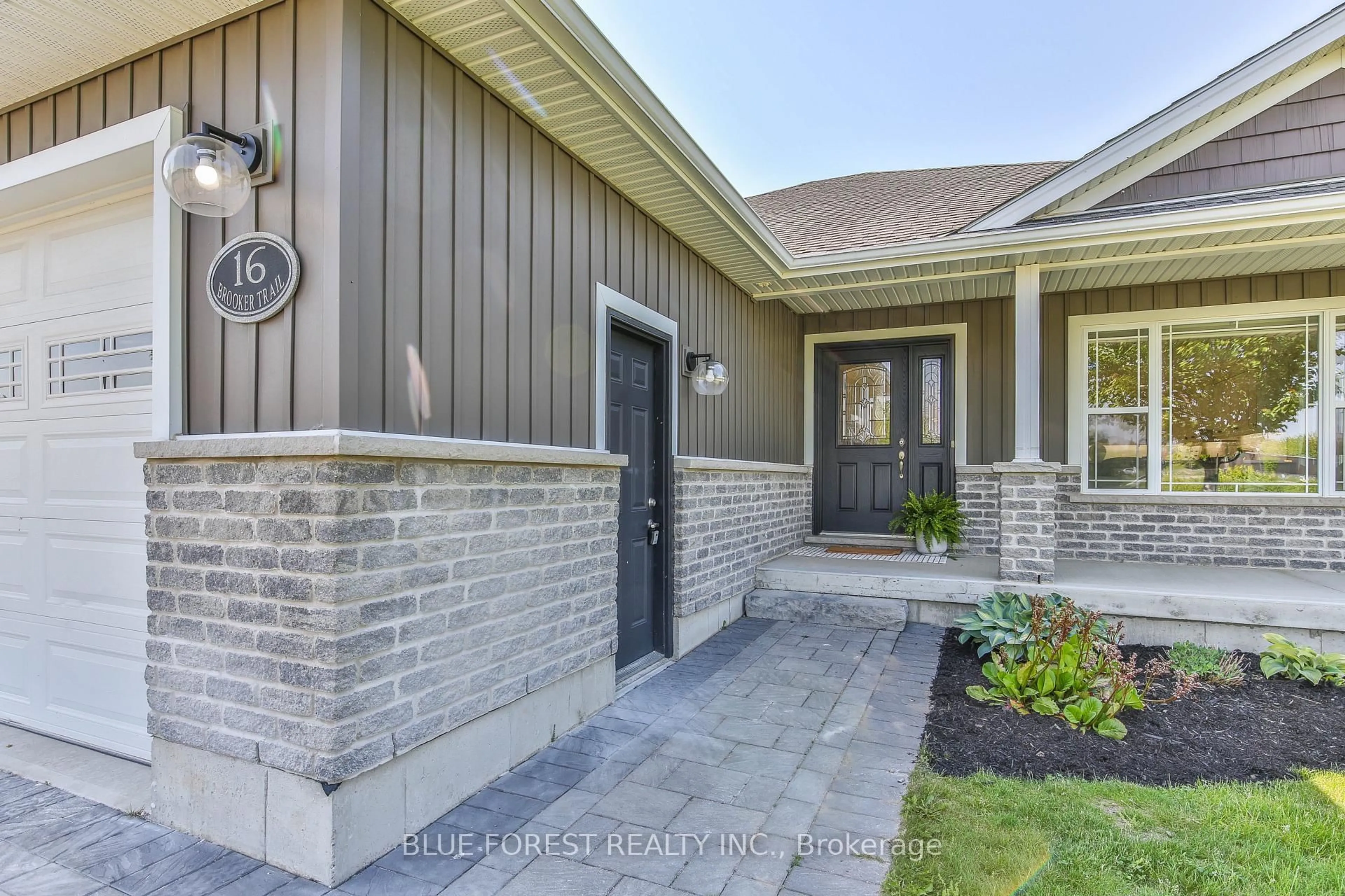Home with brick exterior material, street for 16 Brooker Tr, Thames Centre Ontario N0M 2P0