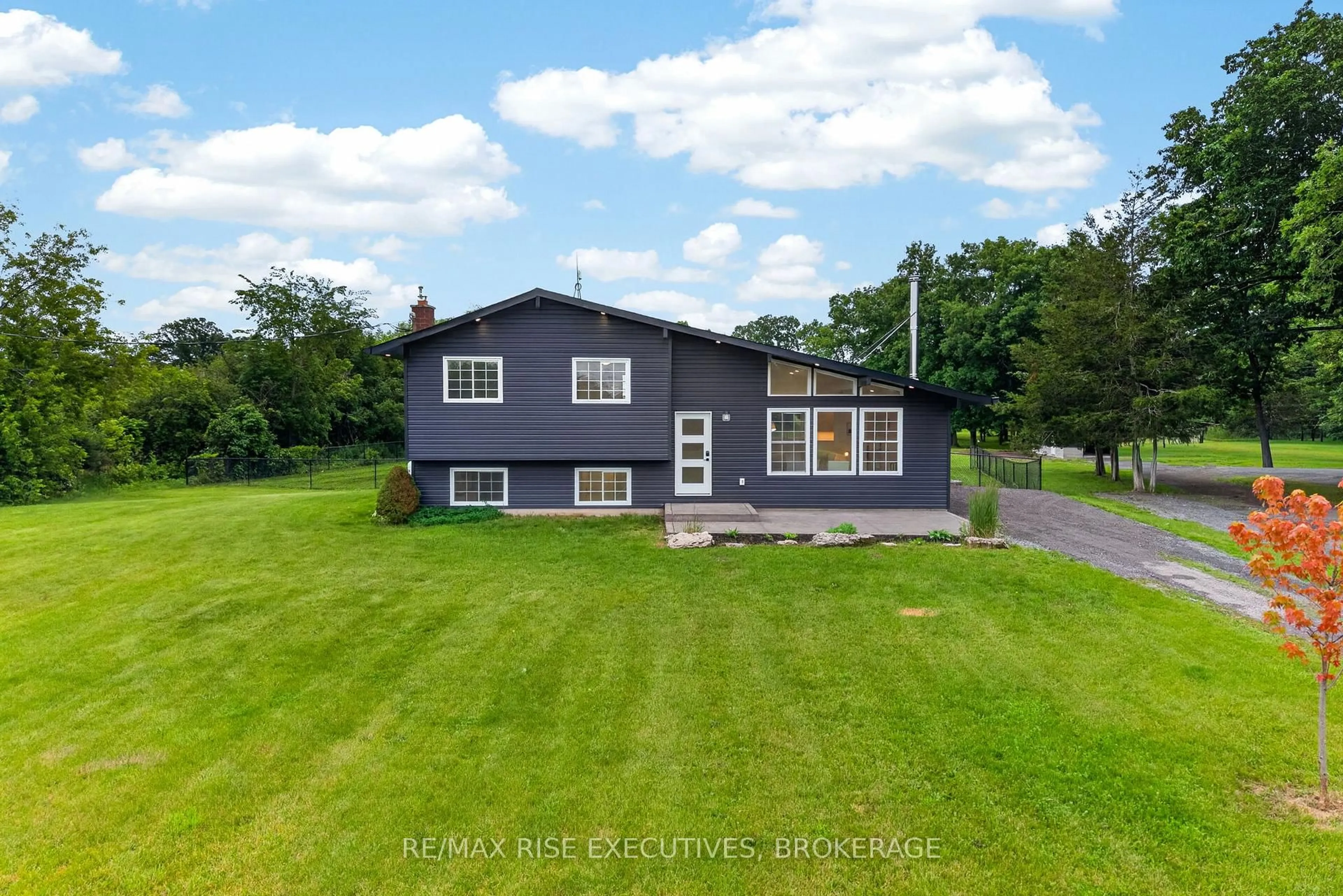 A pic from outside/outdoor area/front of a property/back of a property/a pic from drone, water/lake/river/ocean view for 252 Hambly Rd, Napanee Ontario K7R 3K8