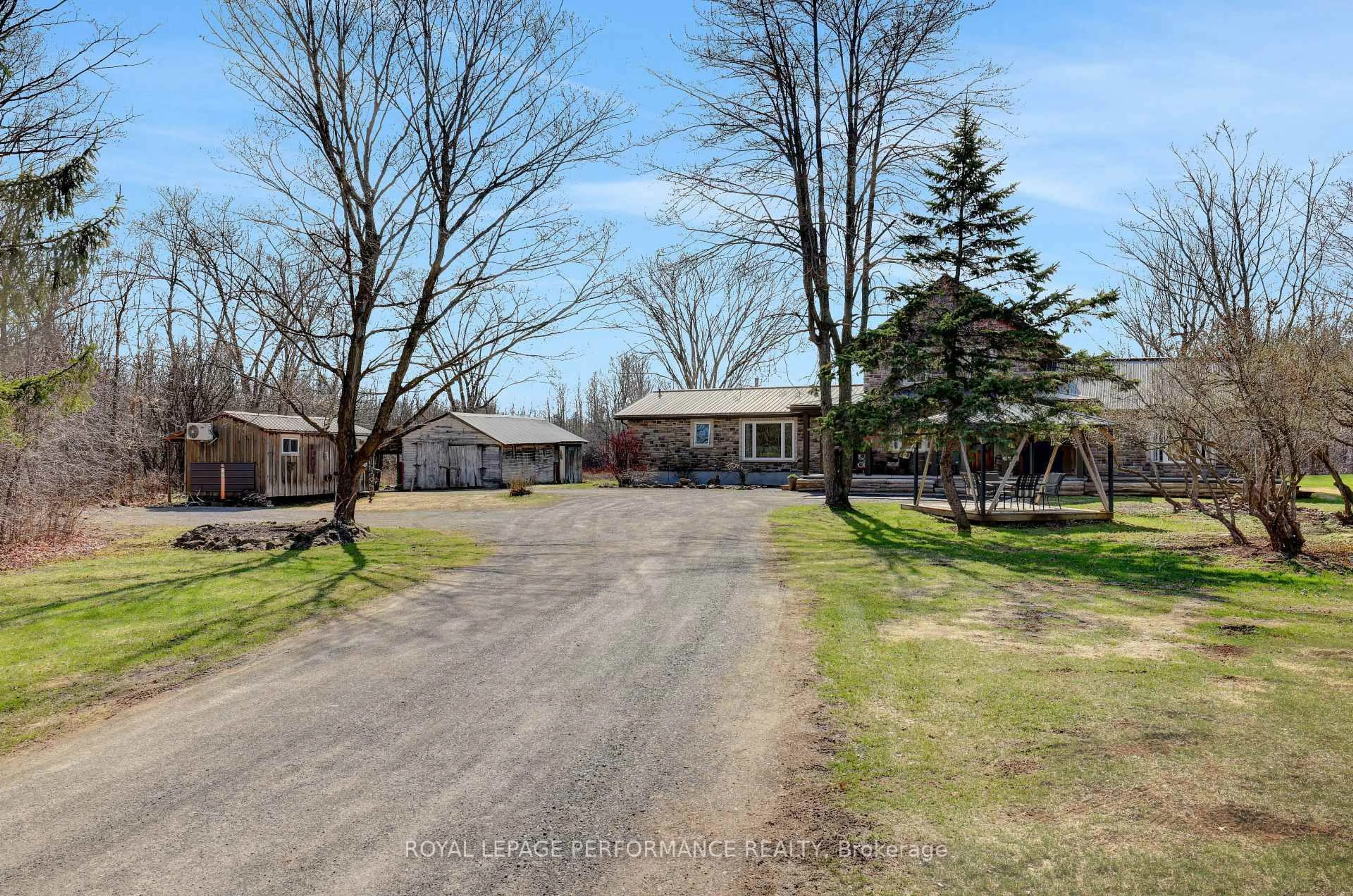 A pic from outside/outdoor area/front of a property/back of a property/a pic from drone, street for 2666 Yorks Corners Rd, Ottawa Ontario K0A 1V0