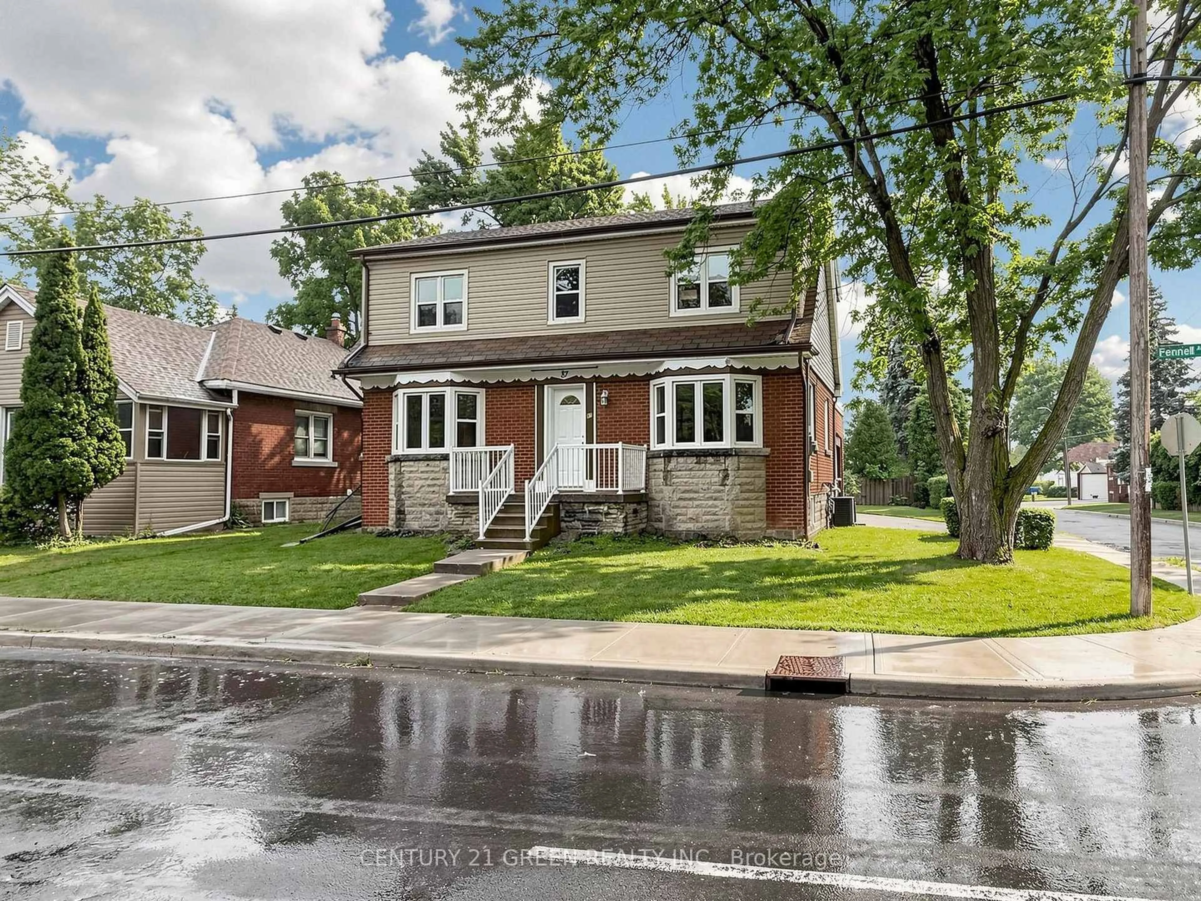 Home with brick exterior material, street for 87 Fennell Ave, Hamilton Ontario L9A 1R8
