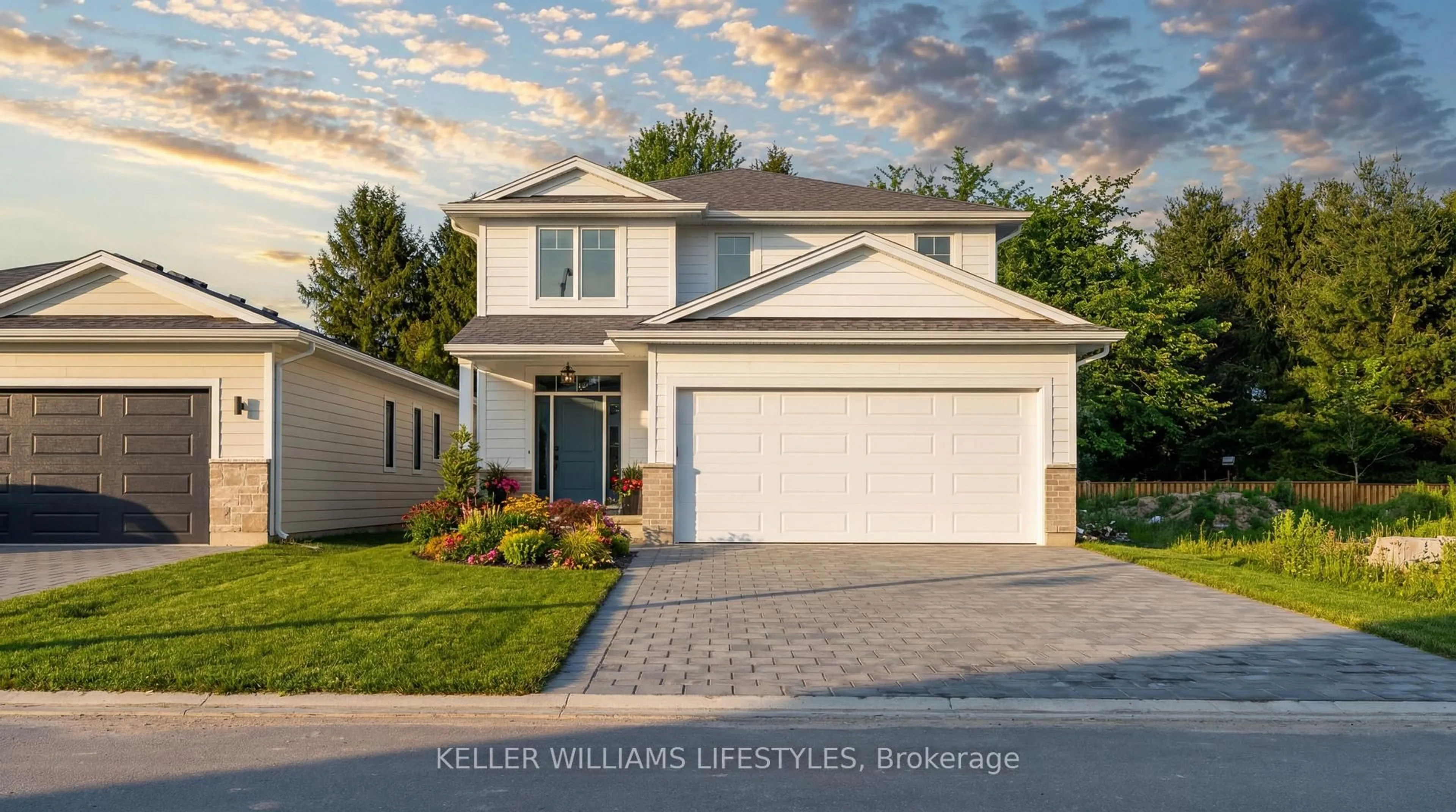 Home with vinyl exterior material, street for 283 Ashford (Lot 7) St, Central Elgin Ontario N0L 1B0
