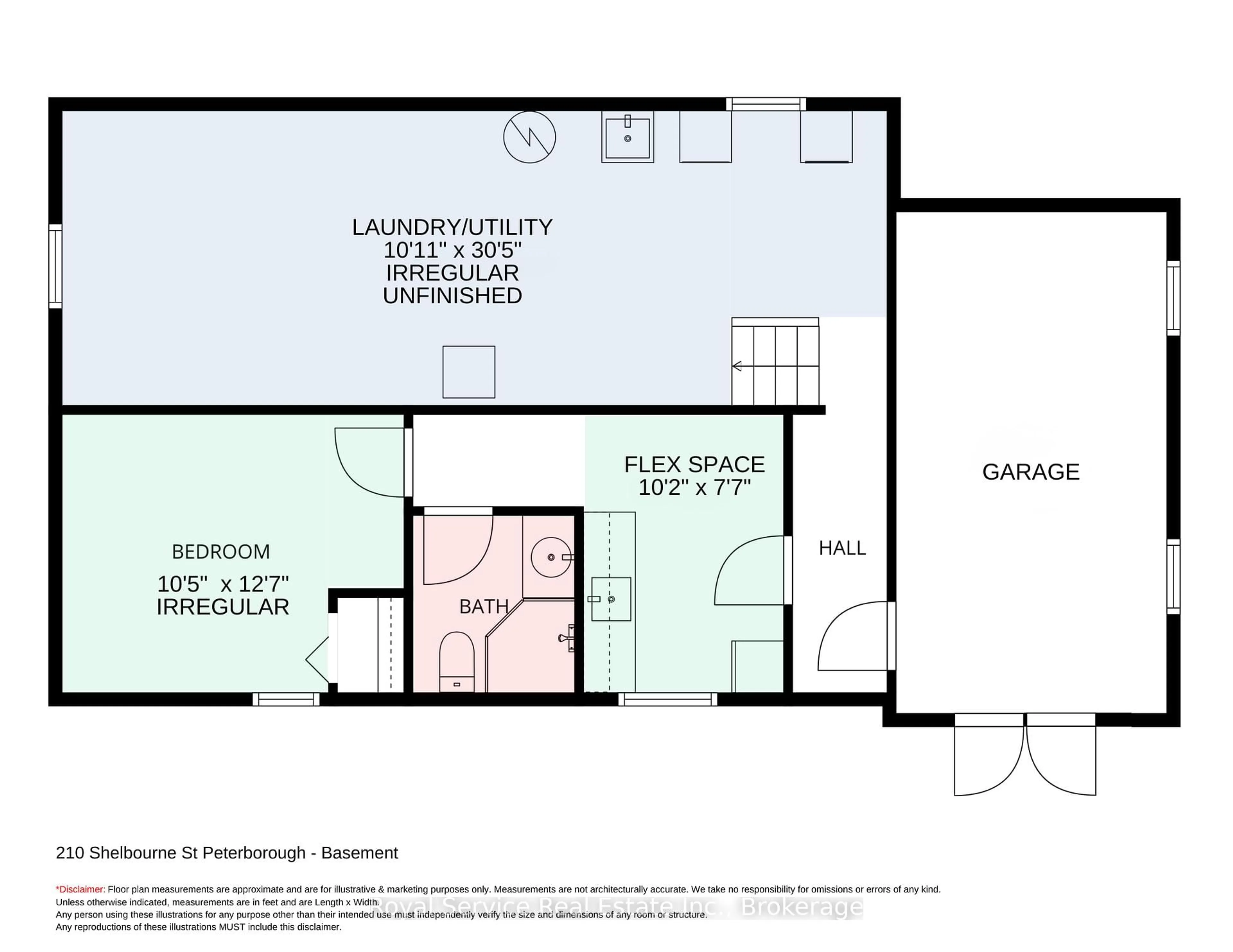 Floor plan for 210 Shelbourne St, Peterborough Ontario K9H 5K4