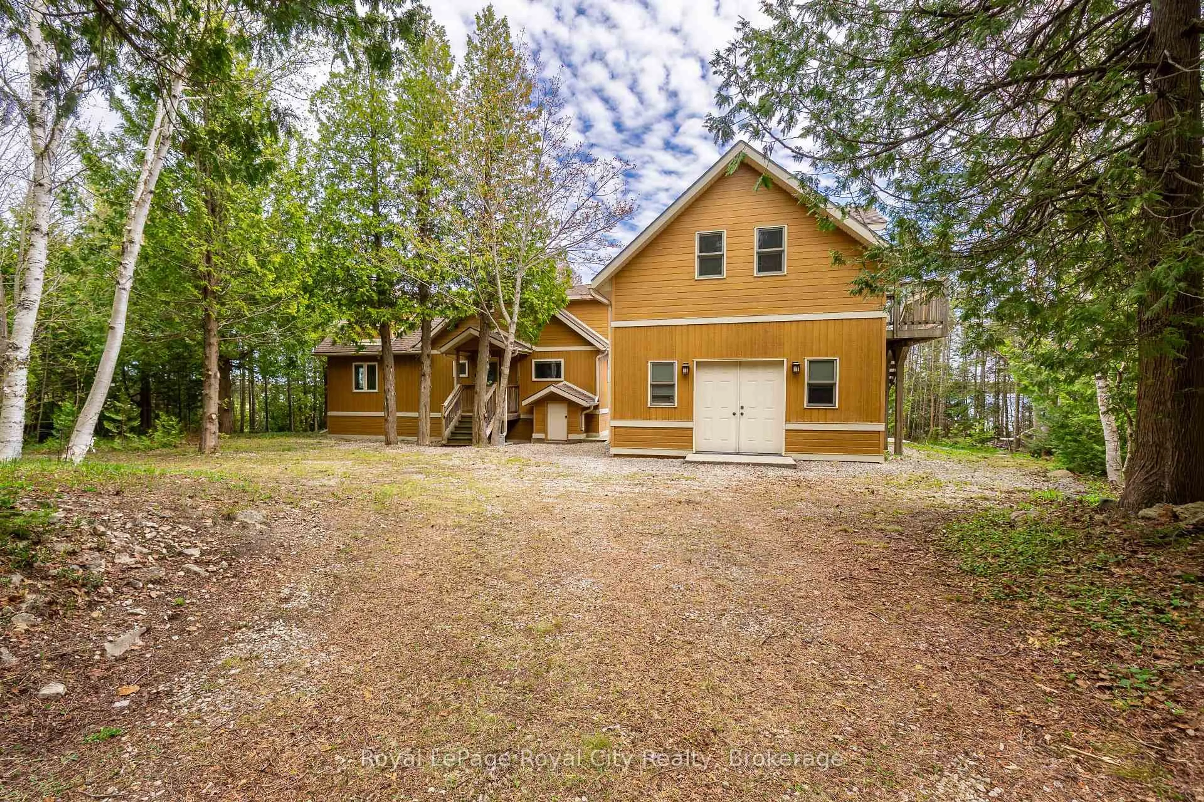 A pic from outside/outdoor area/front of a property/back of a property/a pic from drone, unknown for 584 Warner Bay Rd, Northern Bruce Peninsula Ontario N0H 2R0