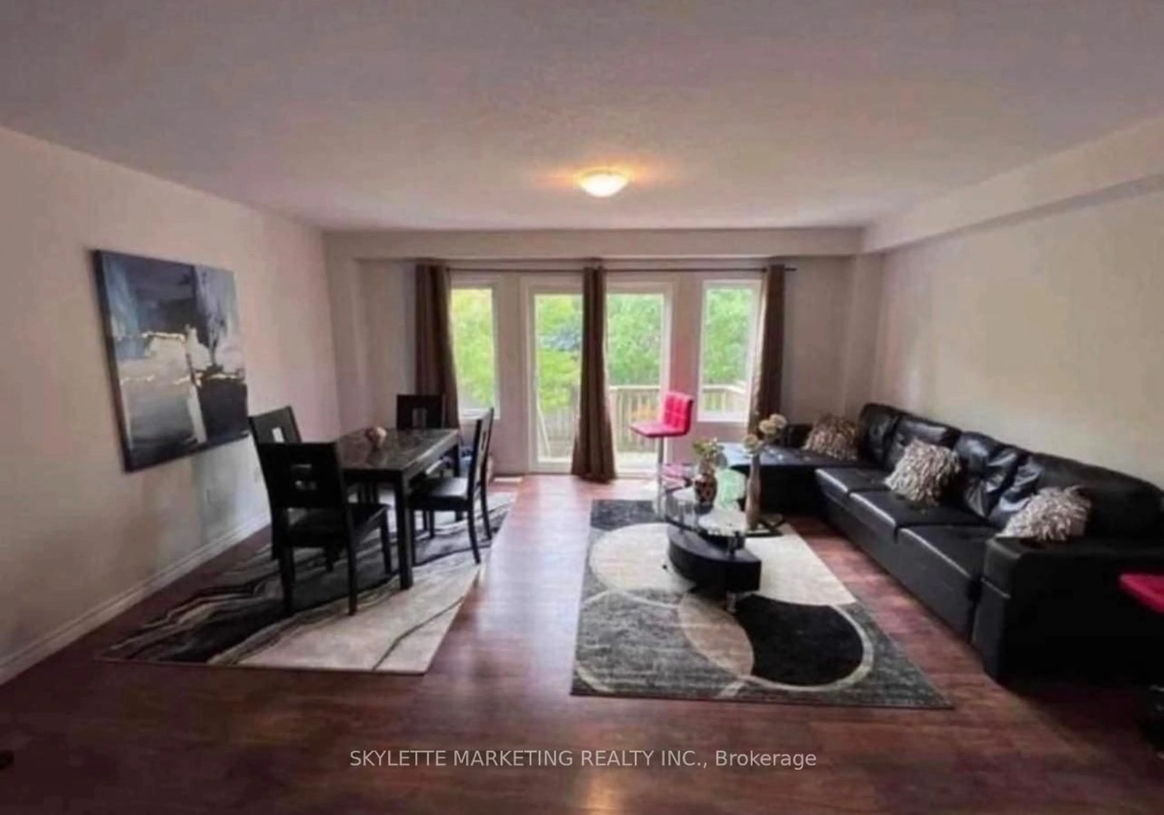 Living room with furniture, wood/laminate floor for 24 Lambeth Way, Guelph Ontario N1L 0H1