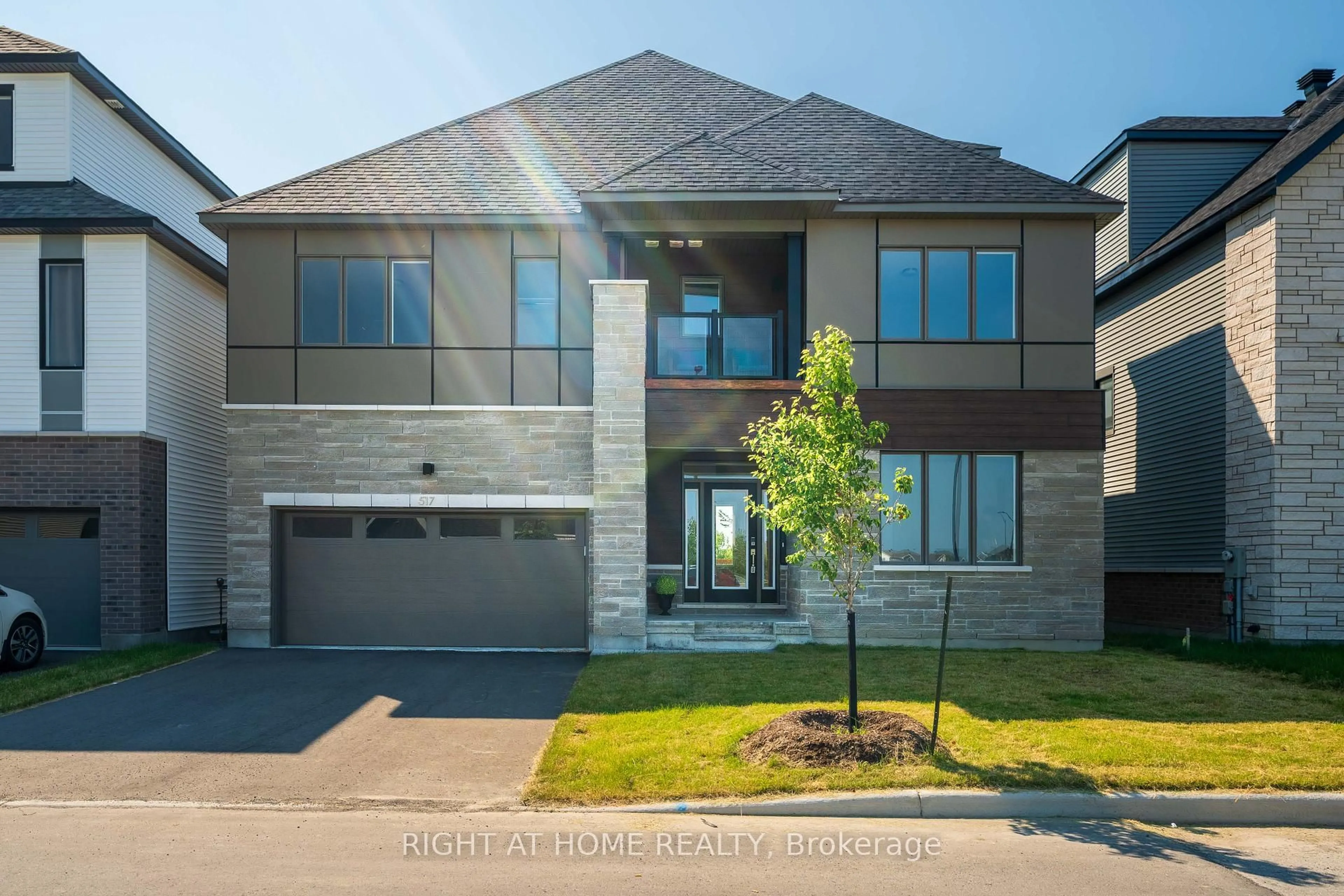 Home with brick exterior material, street for 517 Elation Hts, Ottawa Ontario K2J 4J4
