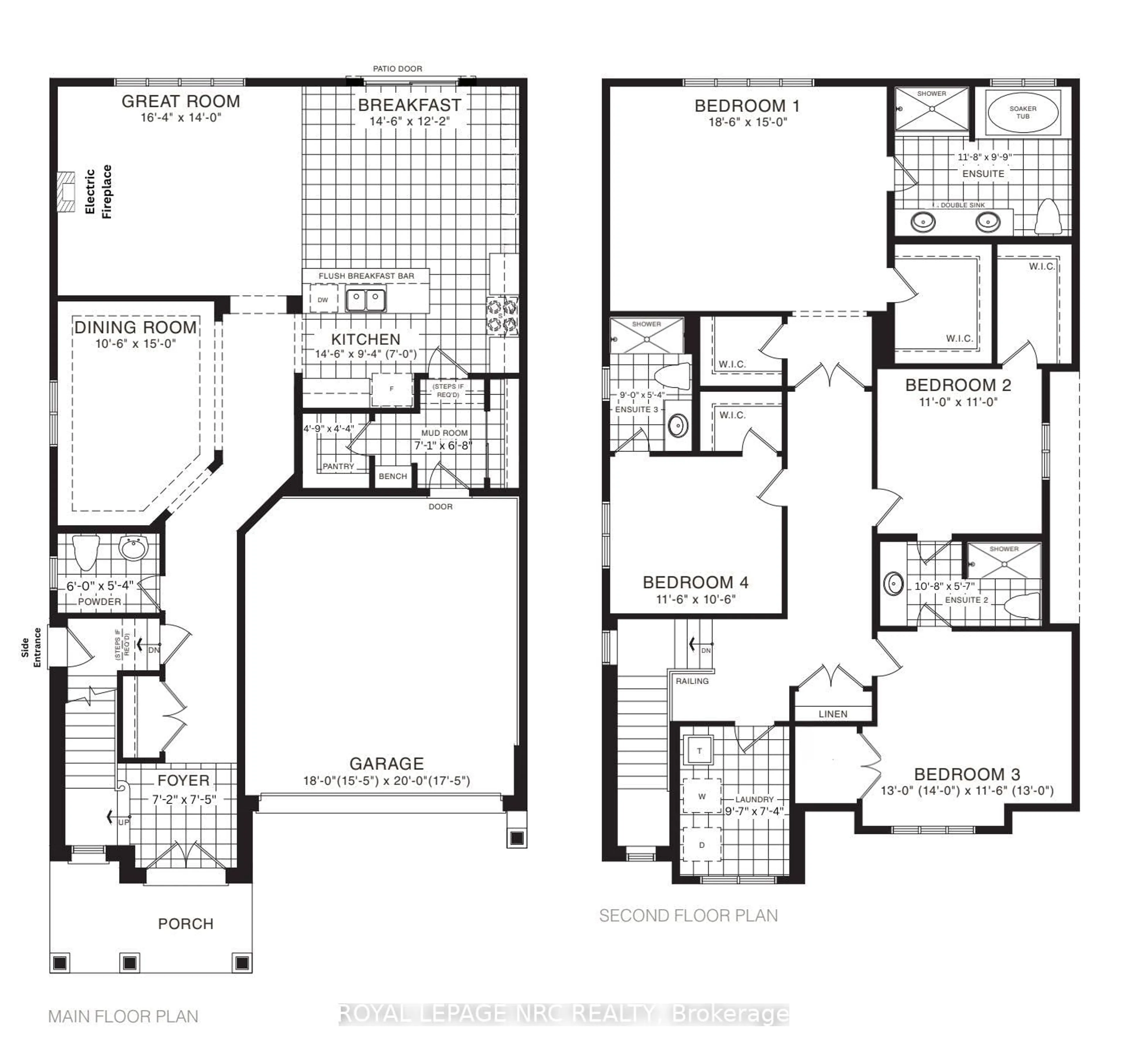 Floor plan for 66 Sunflower Cres, Thorold Ontario L3B 0L2