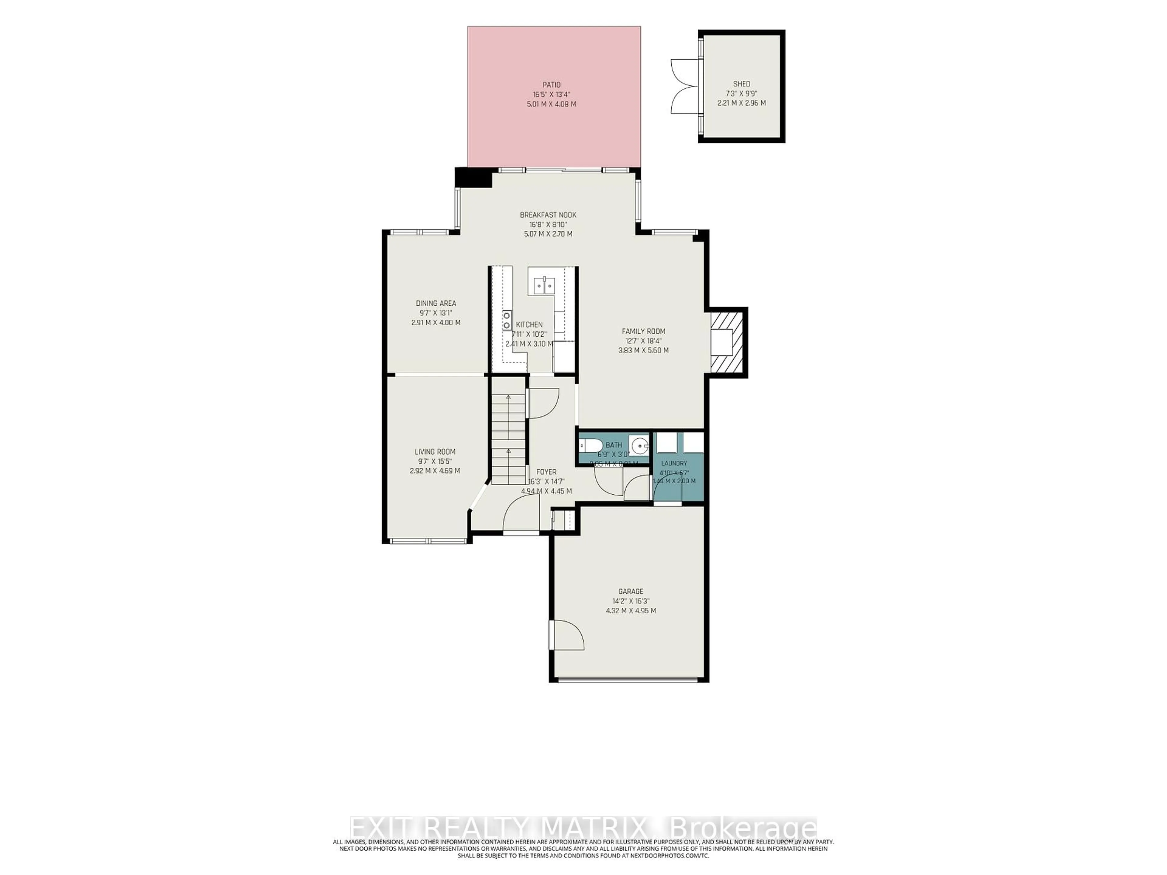 Floor plan for 627 Chenier Way, Ottawa Ontario K4A 1R5