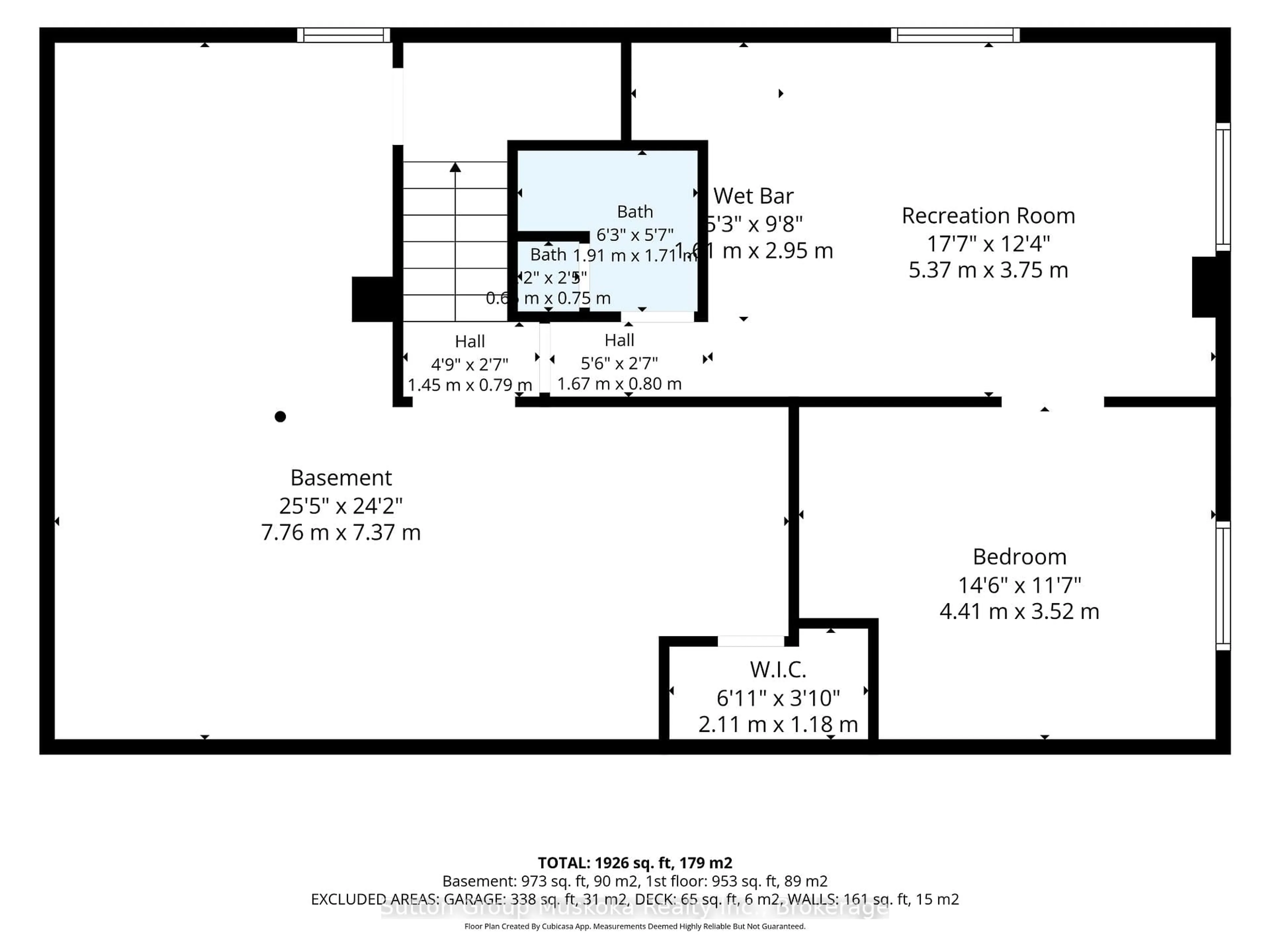 Floor plan for 146 Simpson St, Burk's Falls Ontario P0A 1C0