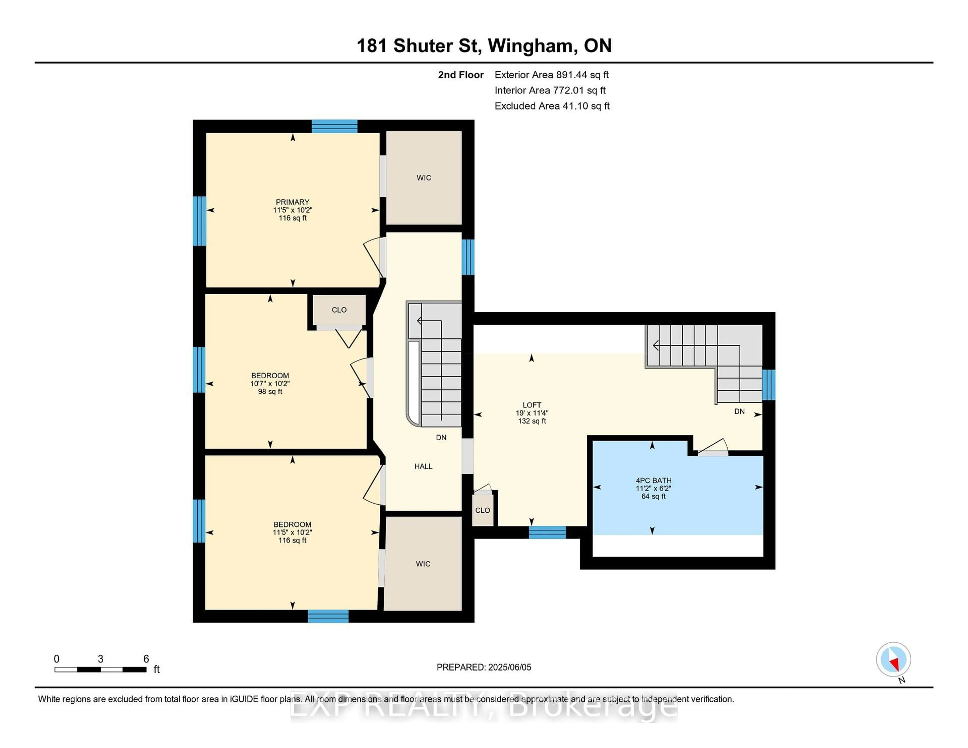 Floor plan for 181 Shuter St St, North Huron Ontario N0G 2W0