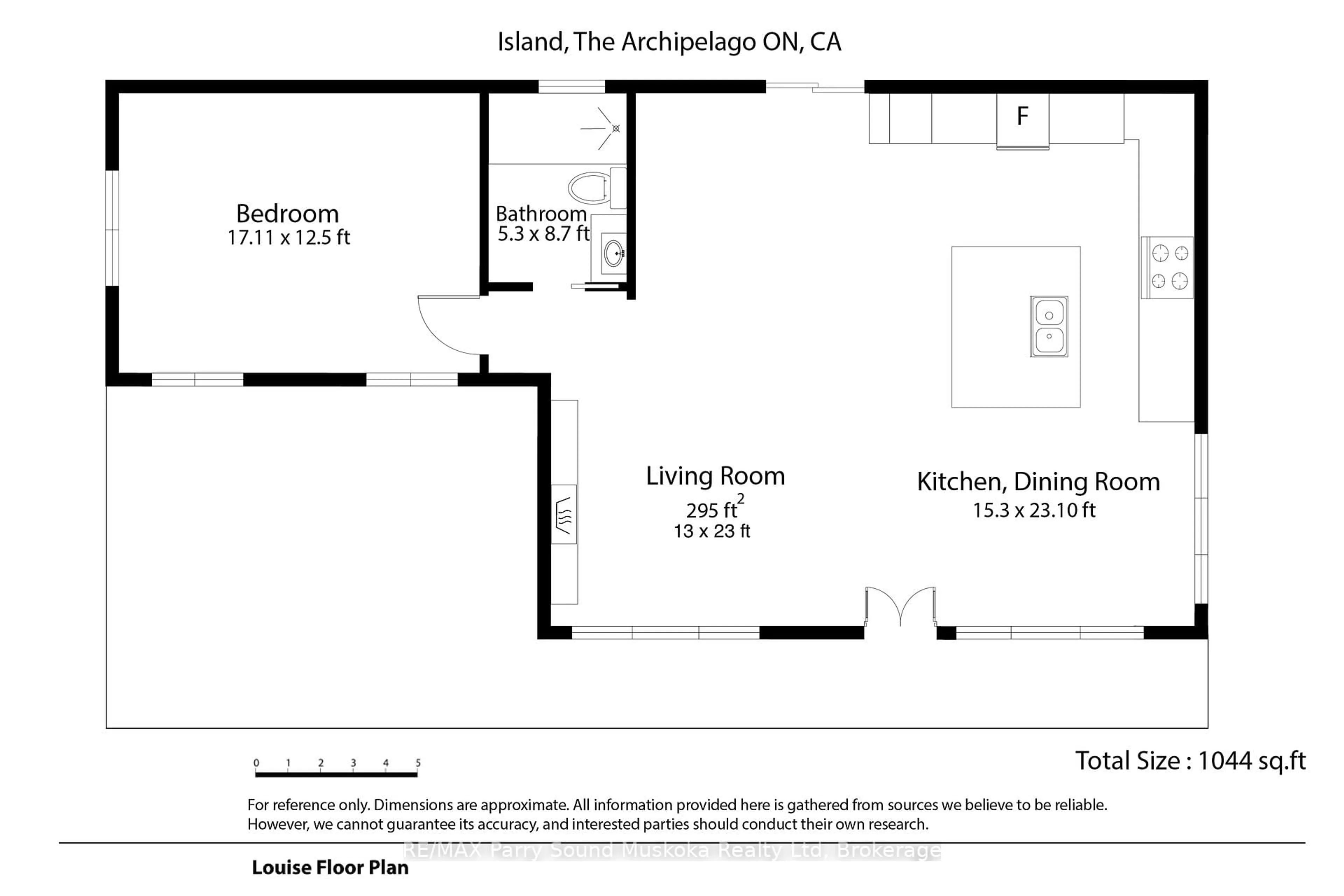 Floor plan for 1 A15 Island, The Archipelago Ontario P0G 1K0
