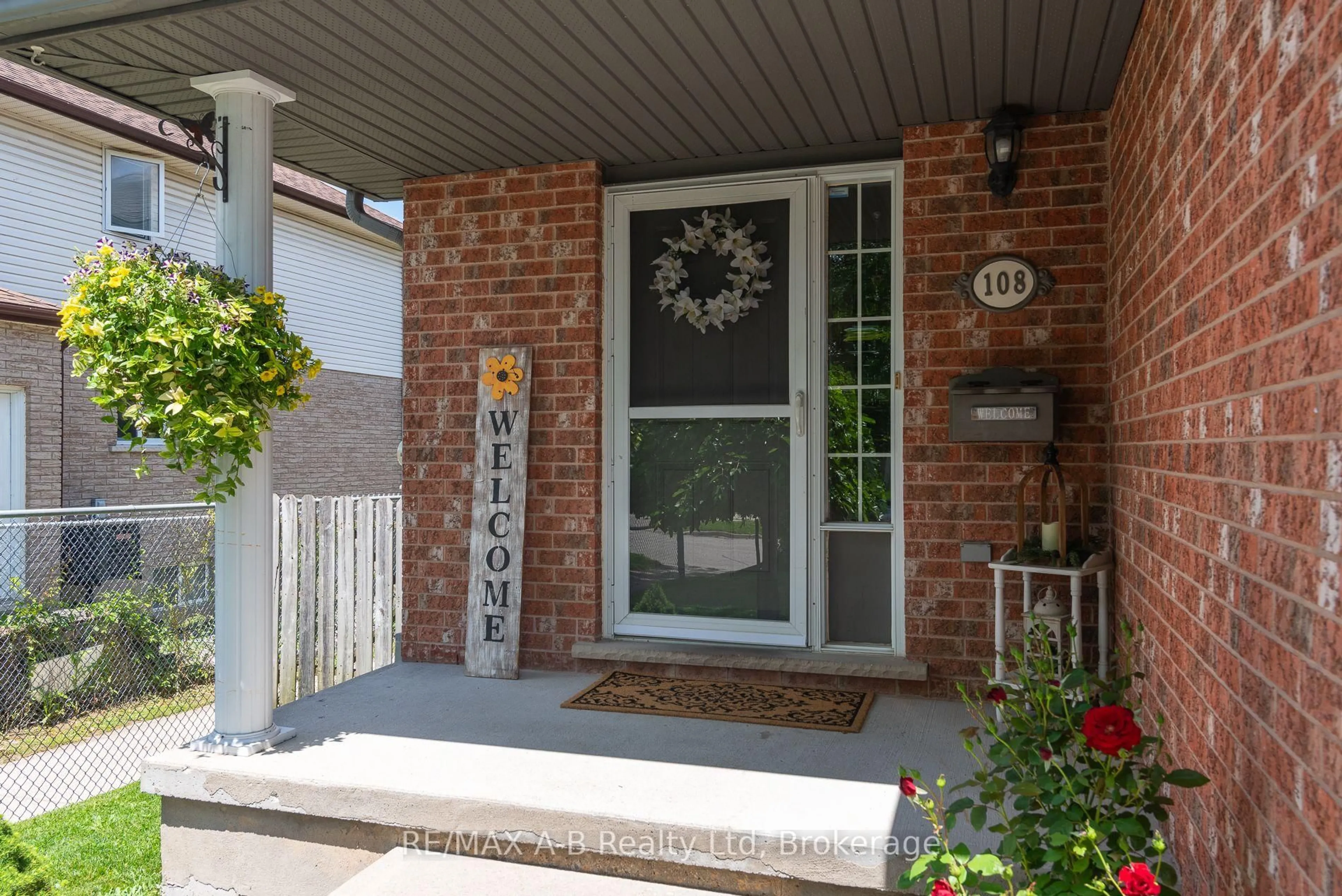 Home with brick exterior material, street for 108 Walsh Cres, Stratford Ontario N5A 7X7