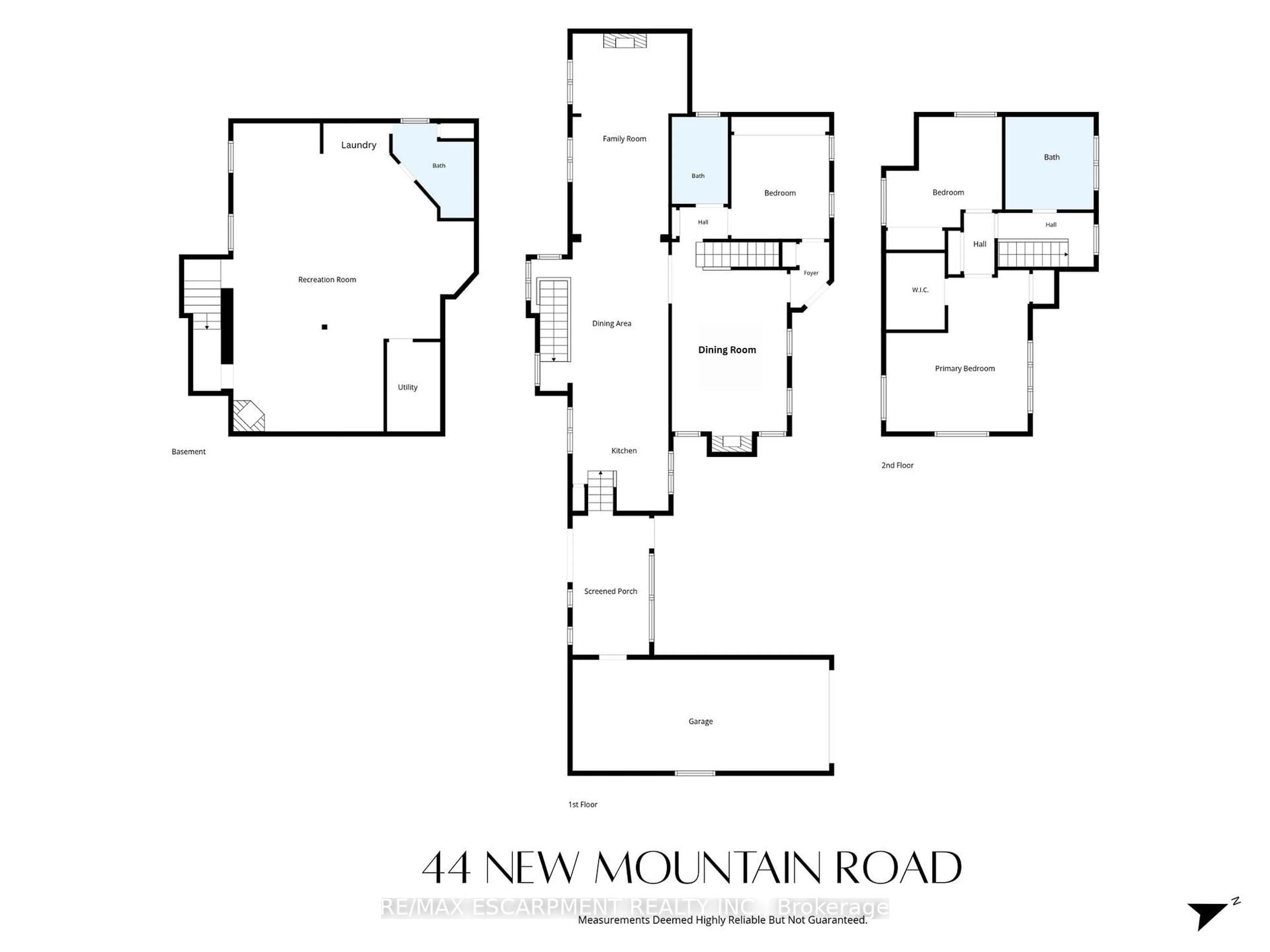 Floor plan for 44 New Mountain Rd, Hamilton Ontario L8G 2R7