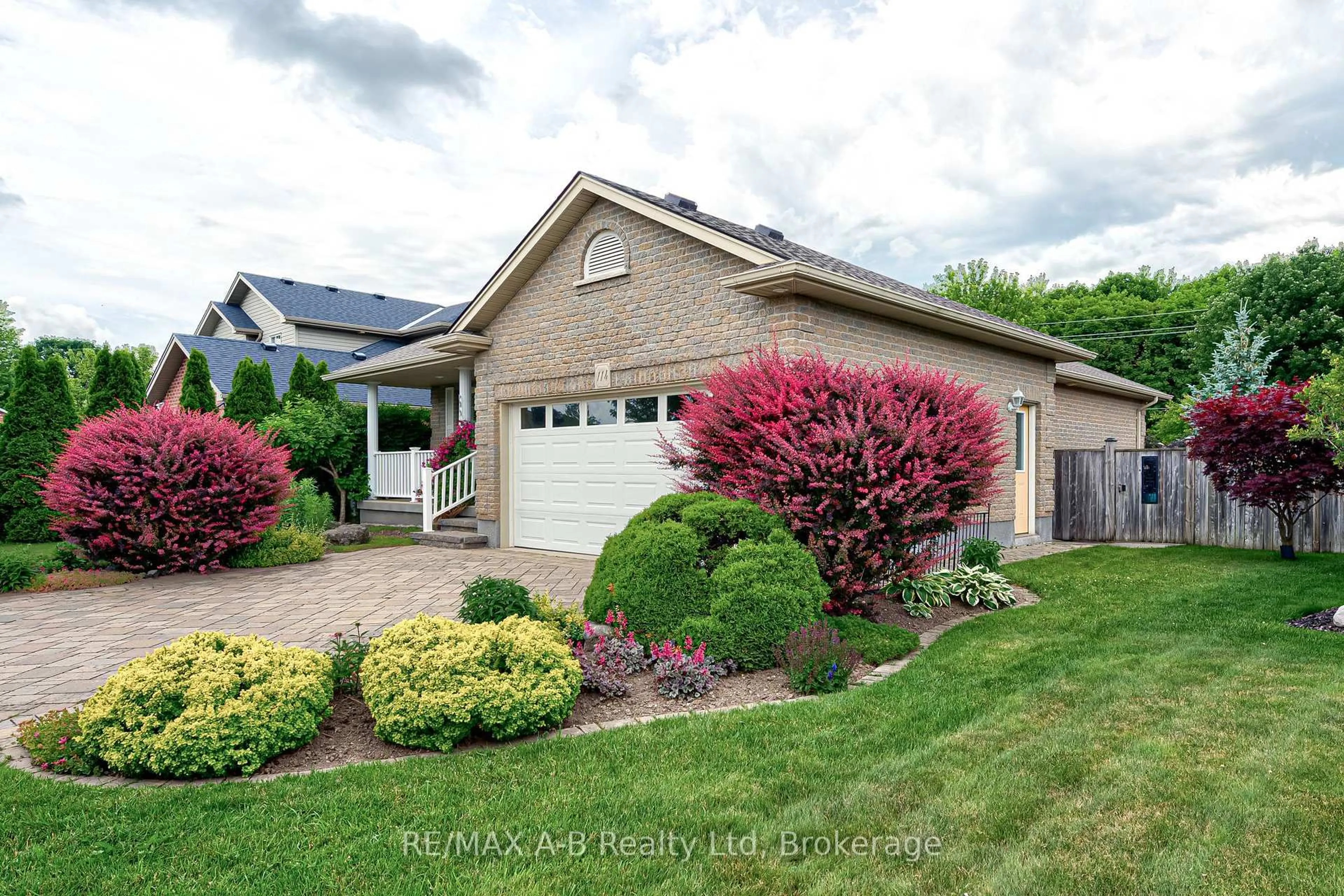 Home with brick exterior material, street for 114 Hossie Terr, Stratford Ontario N5A 8B6