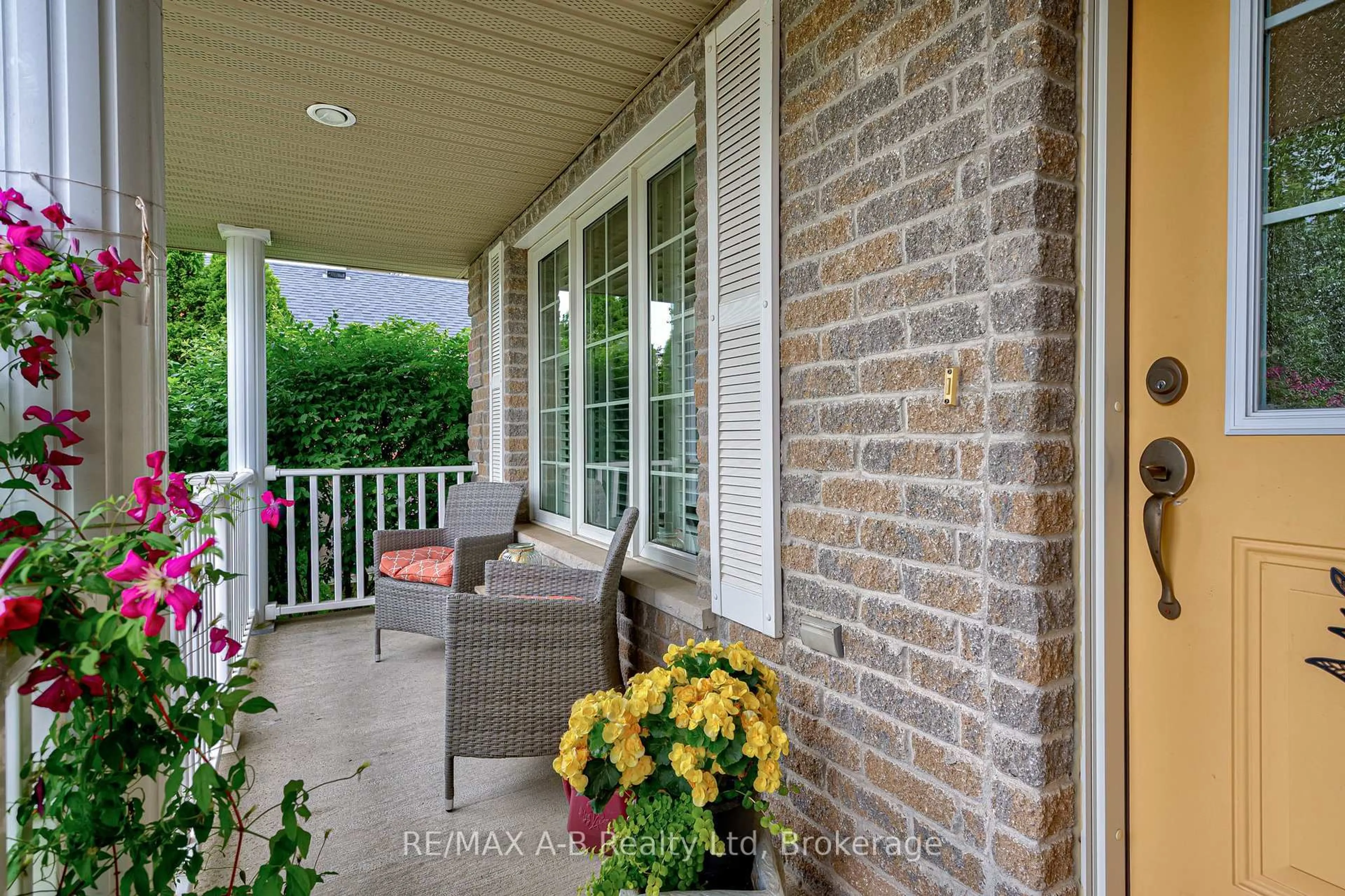 Home with brick exterior material, street for 114 Hossie Terr, Stratford Ontario N5A 8B6