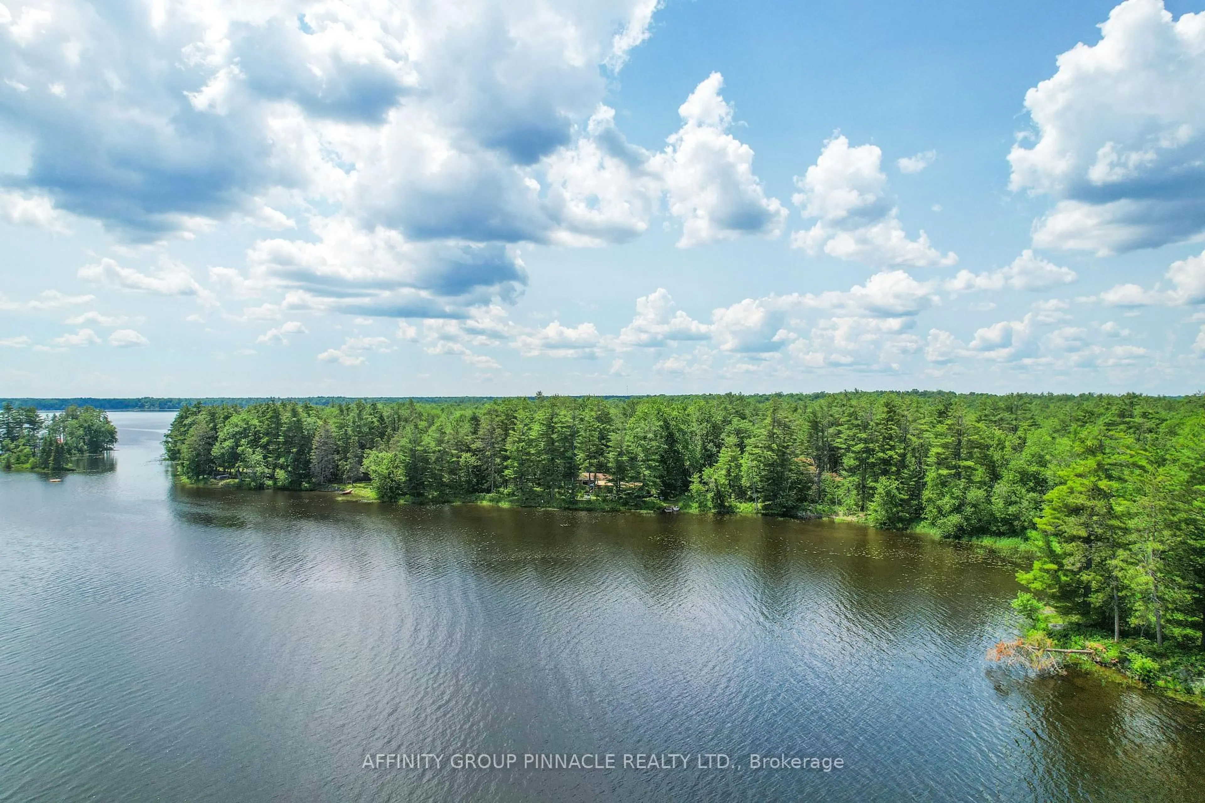 A pic from outside/outdoor area/front of a property/back of a property/a pic from drone, water/lake/river/ocean view for 396 North Shore Rd, Kawartha Lakes Ontario K0M 2B0