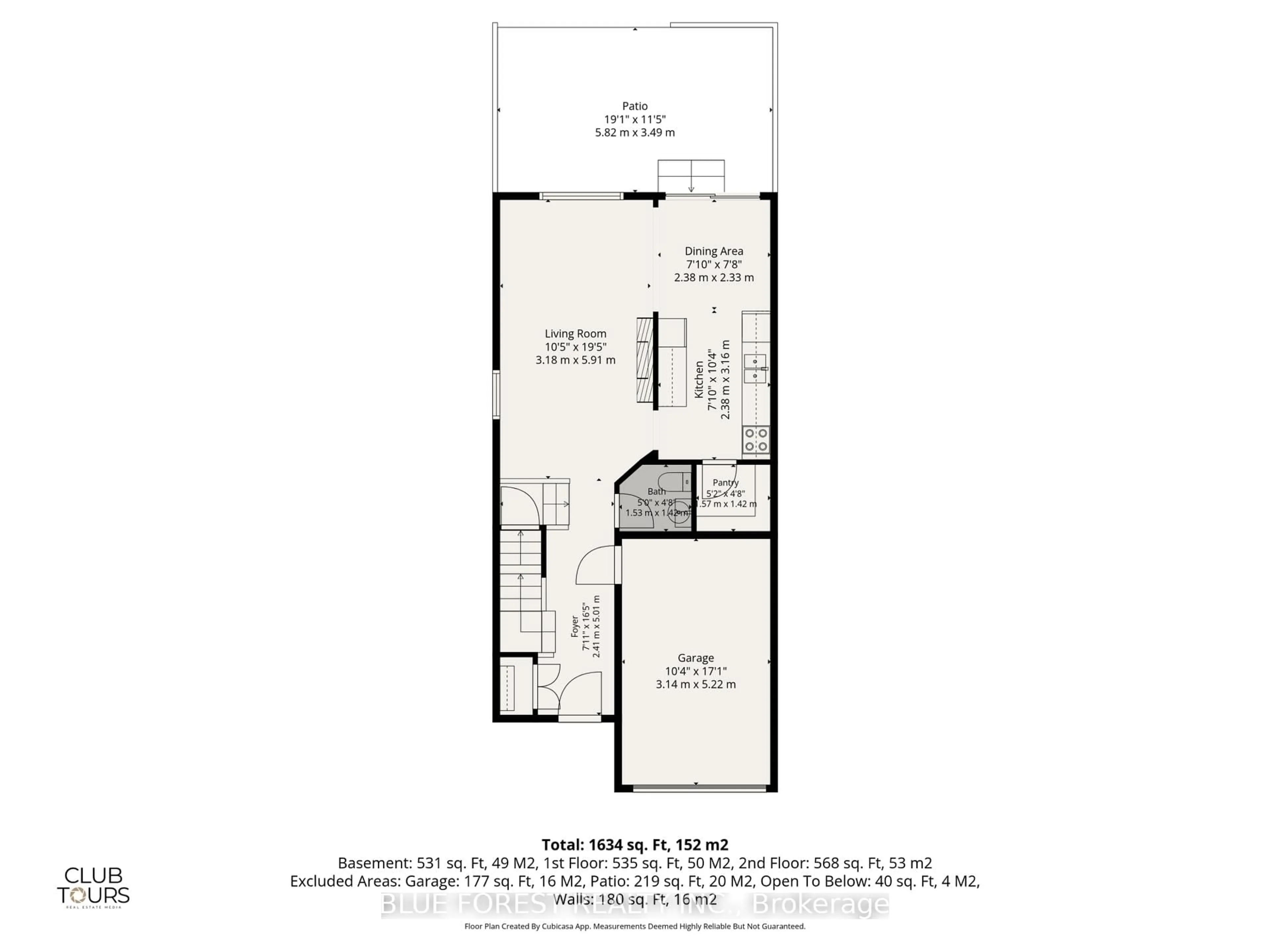 Floor plan for 1199 Reardon Blvd #17, London South Ontario N6M 1H7